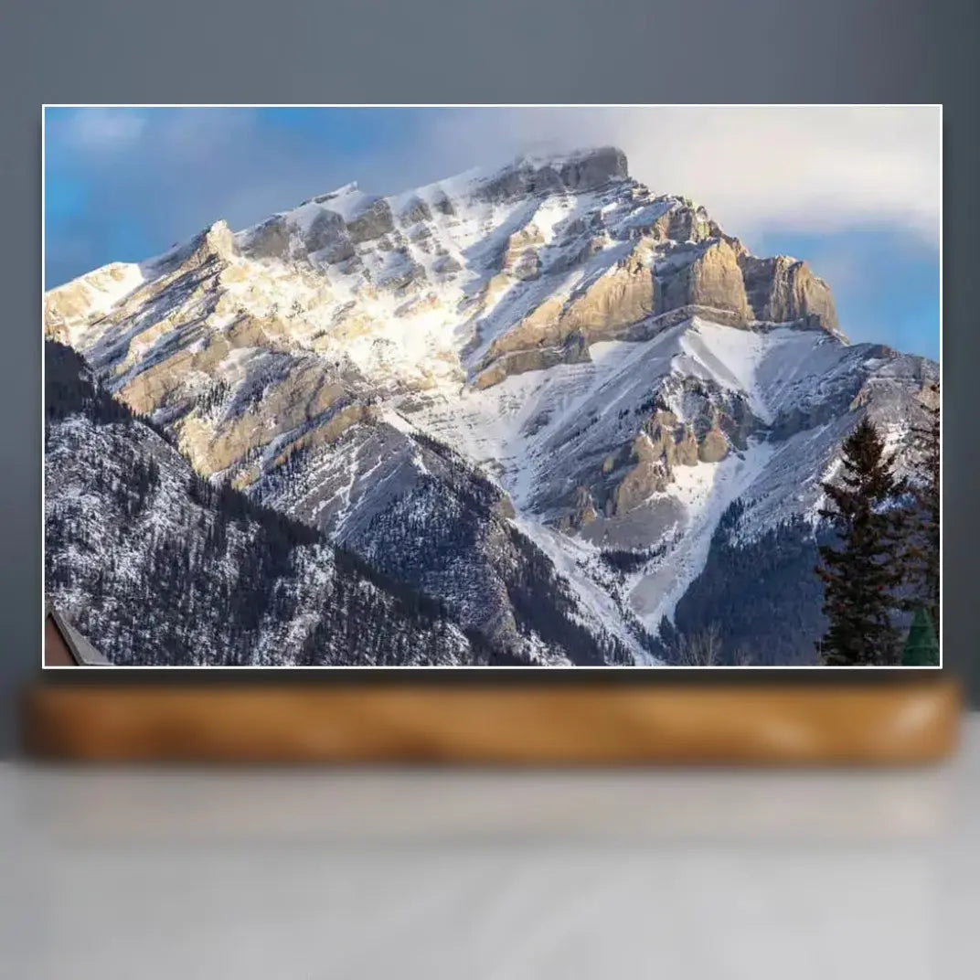 Cascade Mountain Sculpture (Banff, Alberta) Sculpted Peaks
