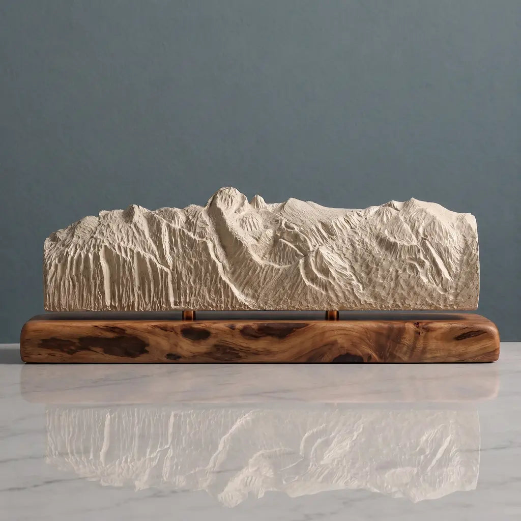 Catalina Mountains Sculpture - Pusch Ridge and Finger Rock Sculpted Peaks