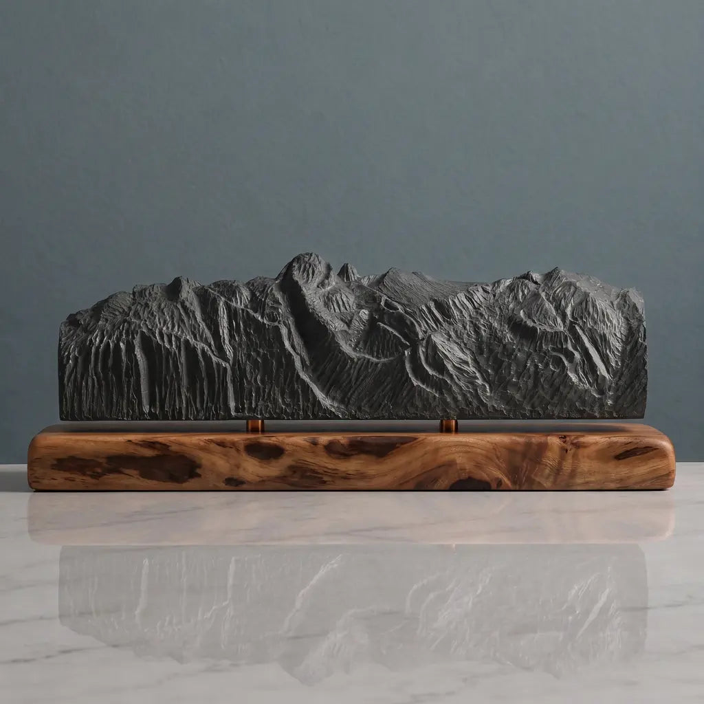 Catalina Mountains Sculpture - Pusch Ridge and Finger Rock Sculpted Peaks