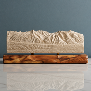 Chugach Mountains Sculpture - Winter Panorama