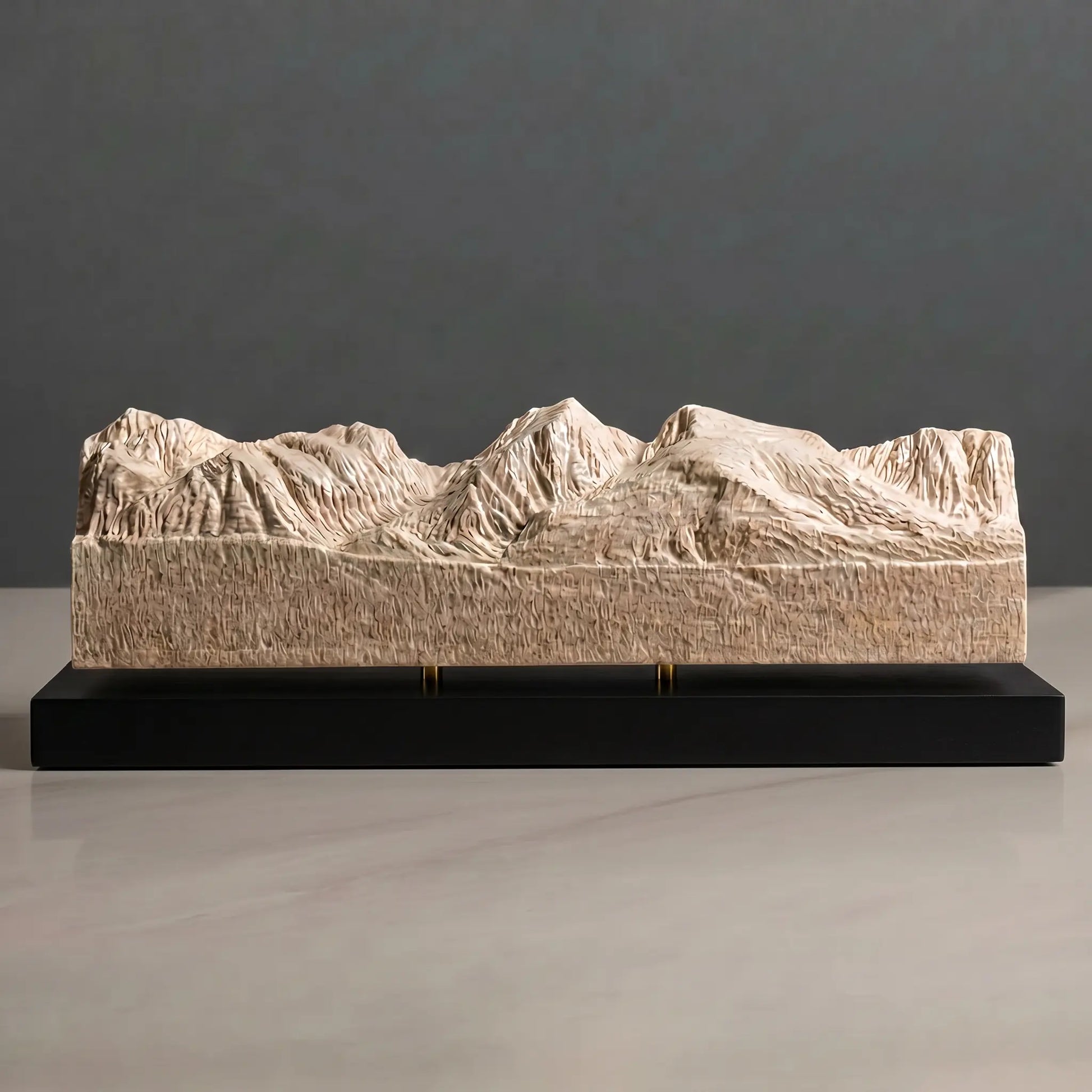 Continental Divide Sculpture (View from Bierstadt Lake, Colorado) Sculpted Peaks
