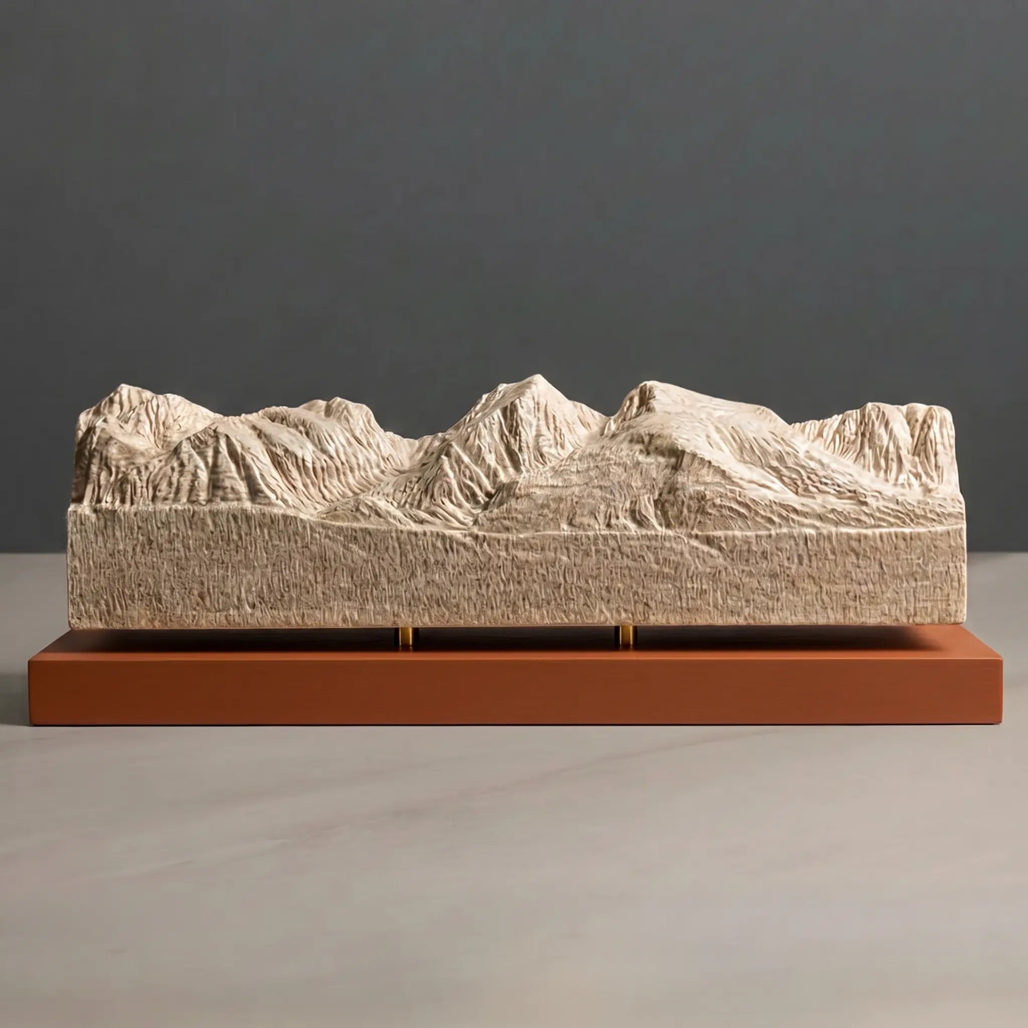 Continental Divide Sculpture (View from Bierstadt Lake, Colorado) Sculpted Peaks