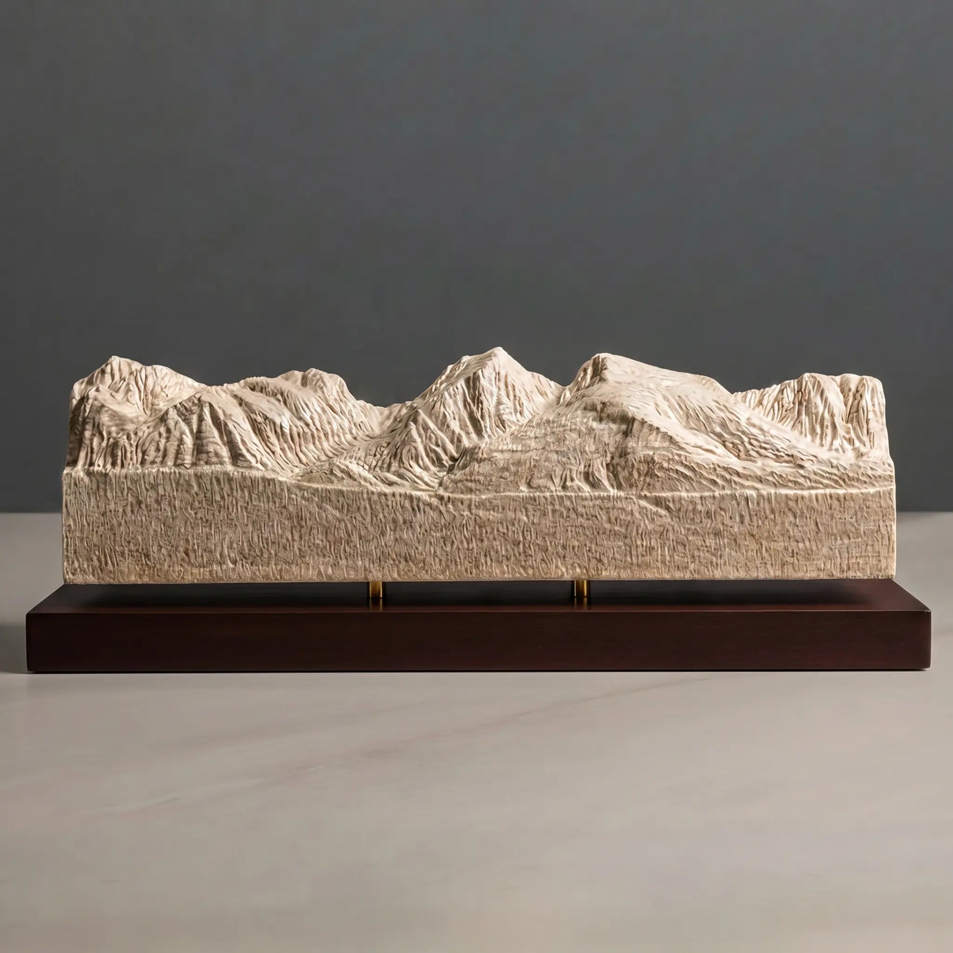 Continental Divide Sculpture (View from Bierstadt Lake, Colorado) Sculpted Peaks