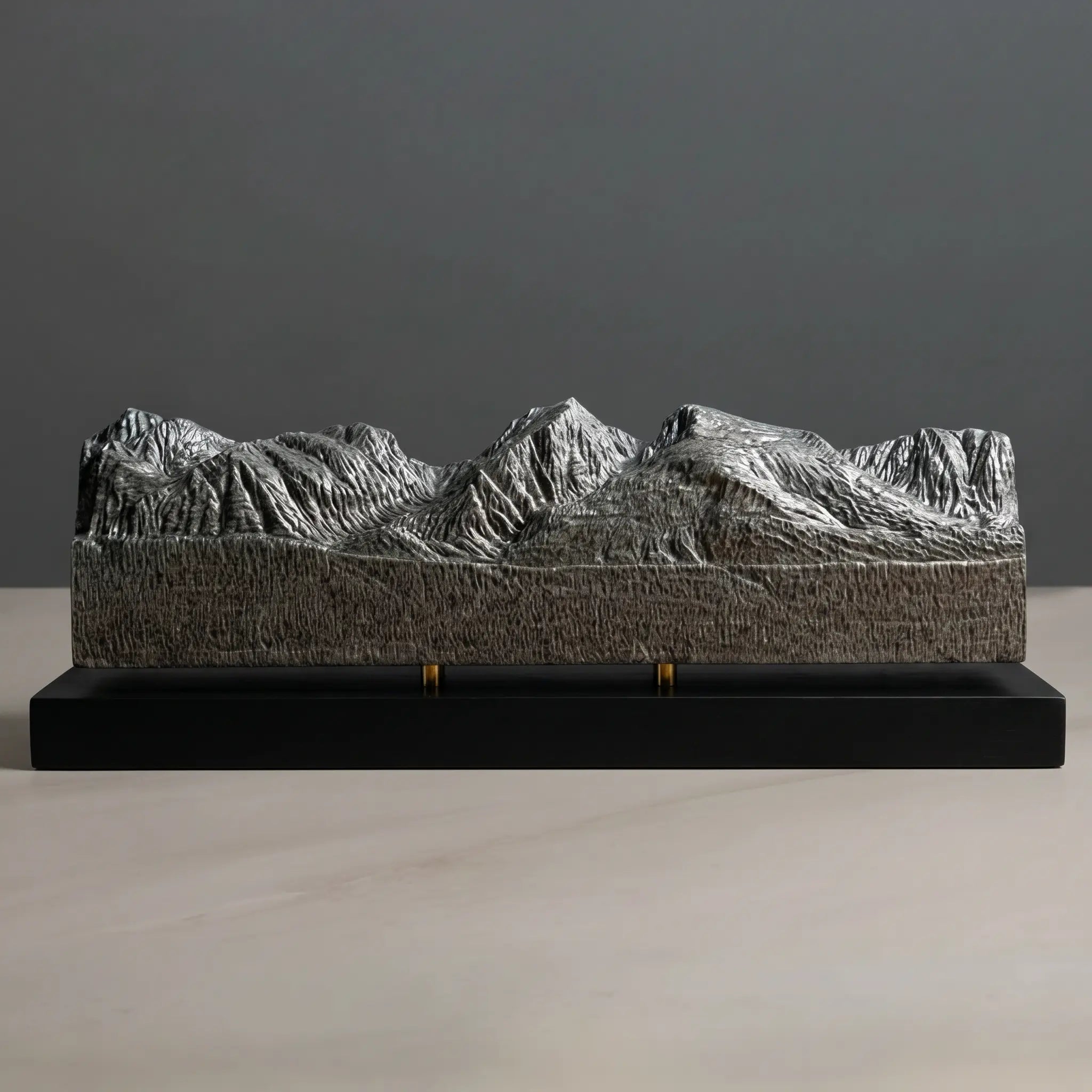 Continental Divide Sculpture (View from Bierstadt Lake, Colorado) Sculpted Peaks