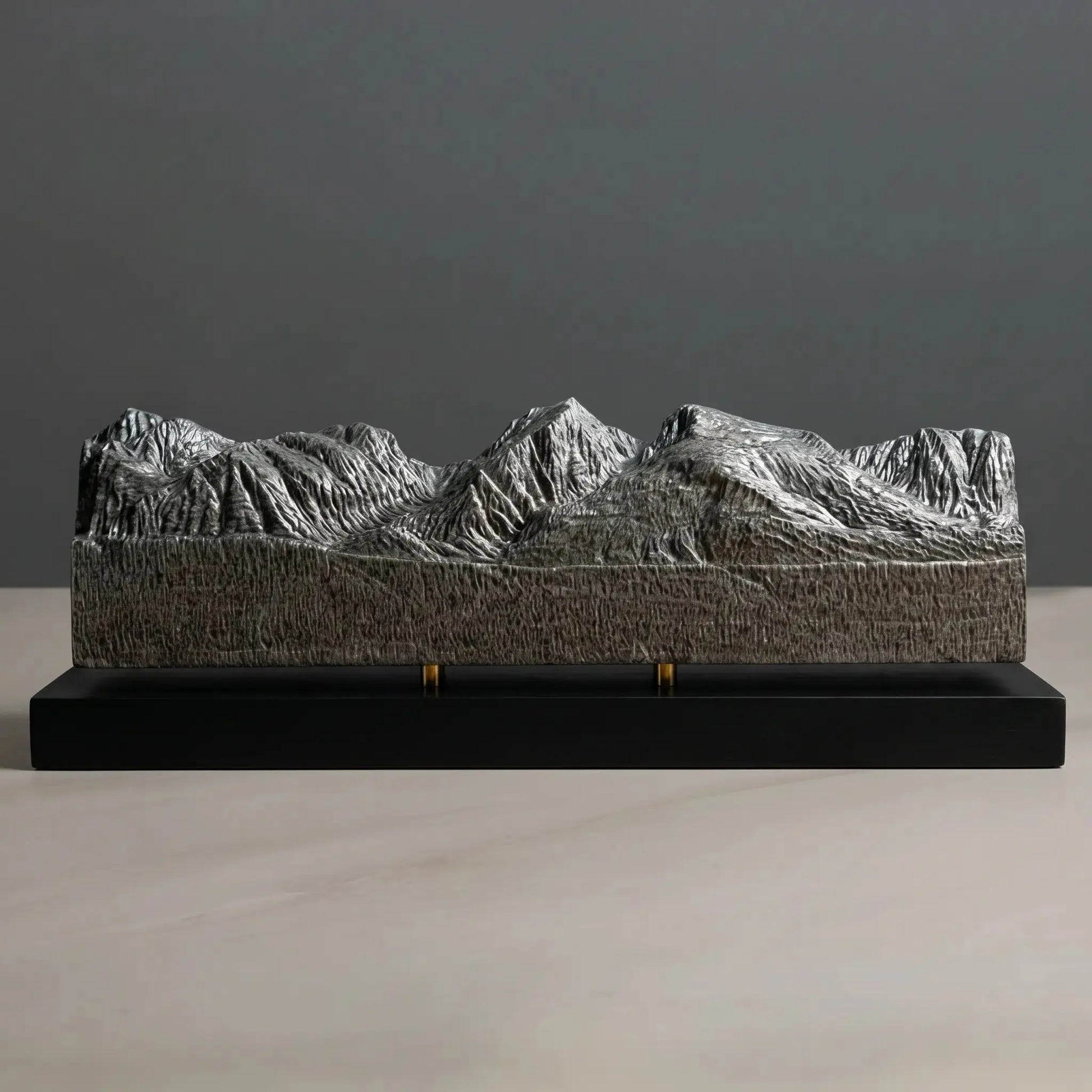 Continental Divide Sculpture (View from Bierstadt Lake, Colorado) Sculpted Peaks