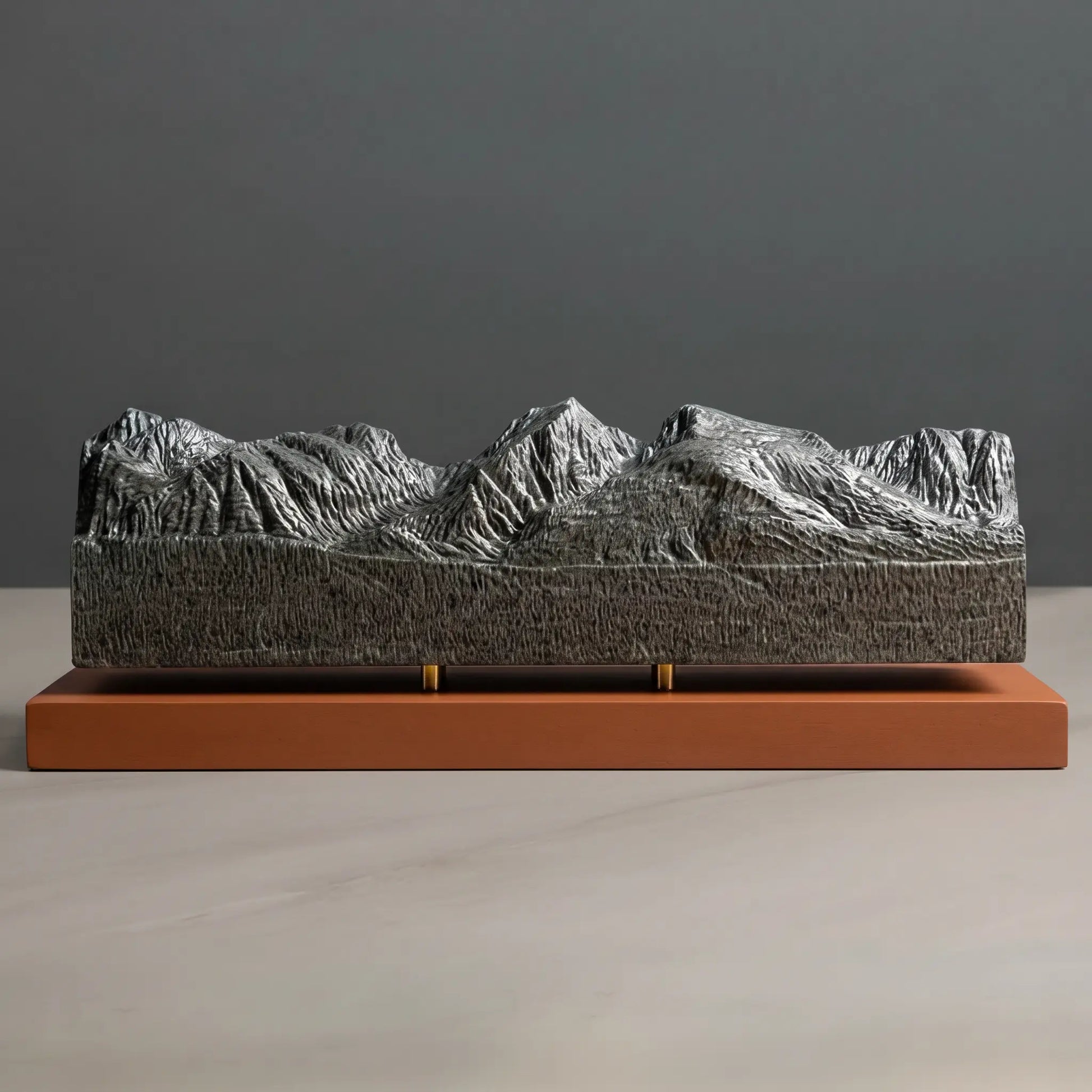 Continental Divide Sculpture (View from Bierstadt Lake, Colorado) Sculpted Peaks