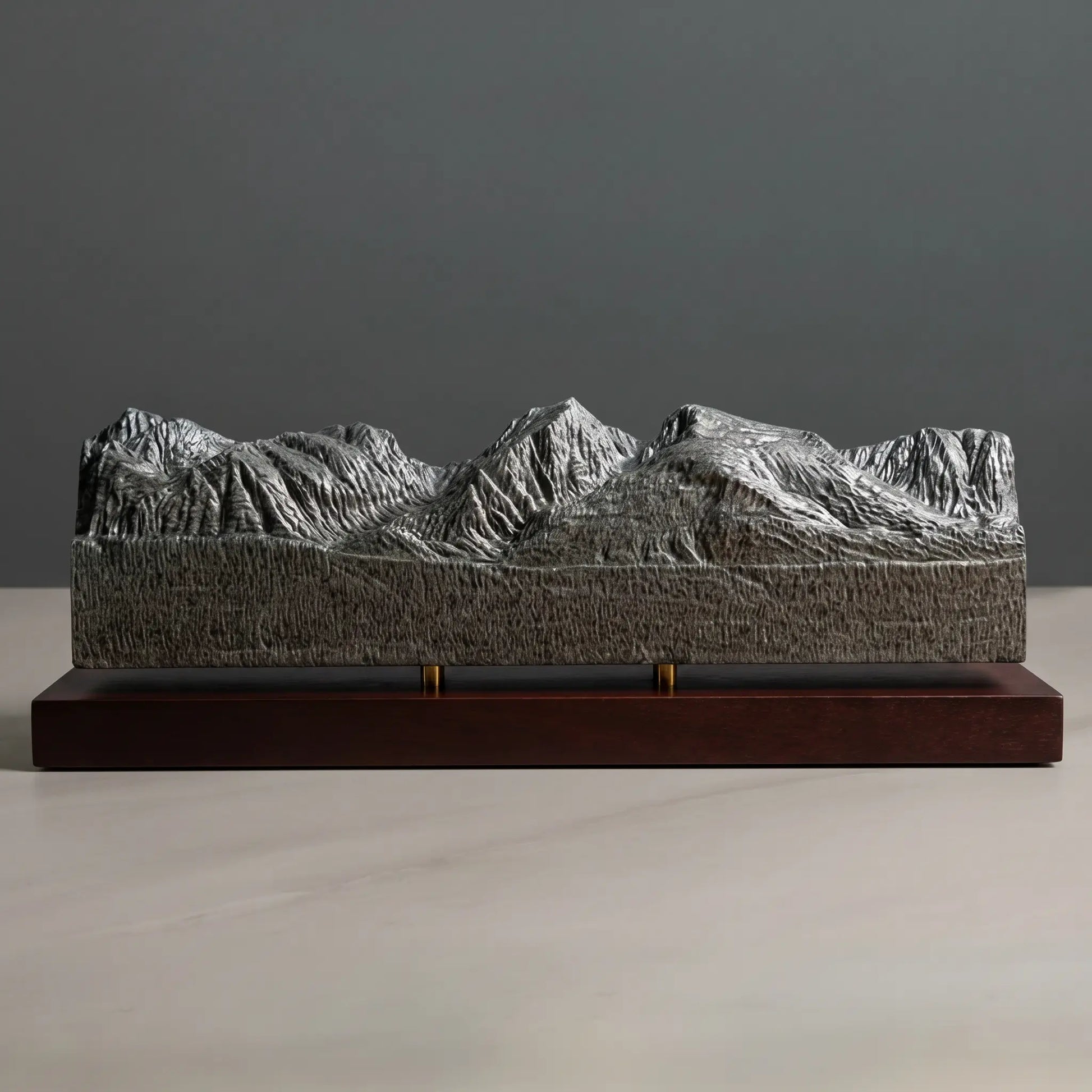 Continental Divide Sculpture (View from Bierstadt Lake, Colorado) Sculpted Peaks