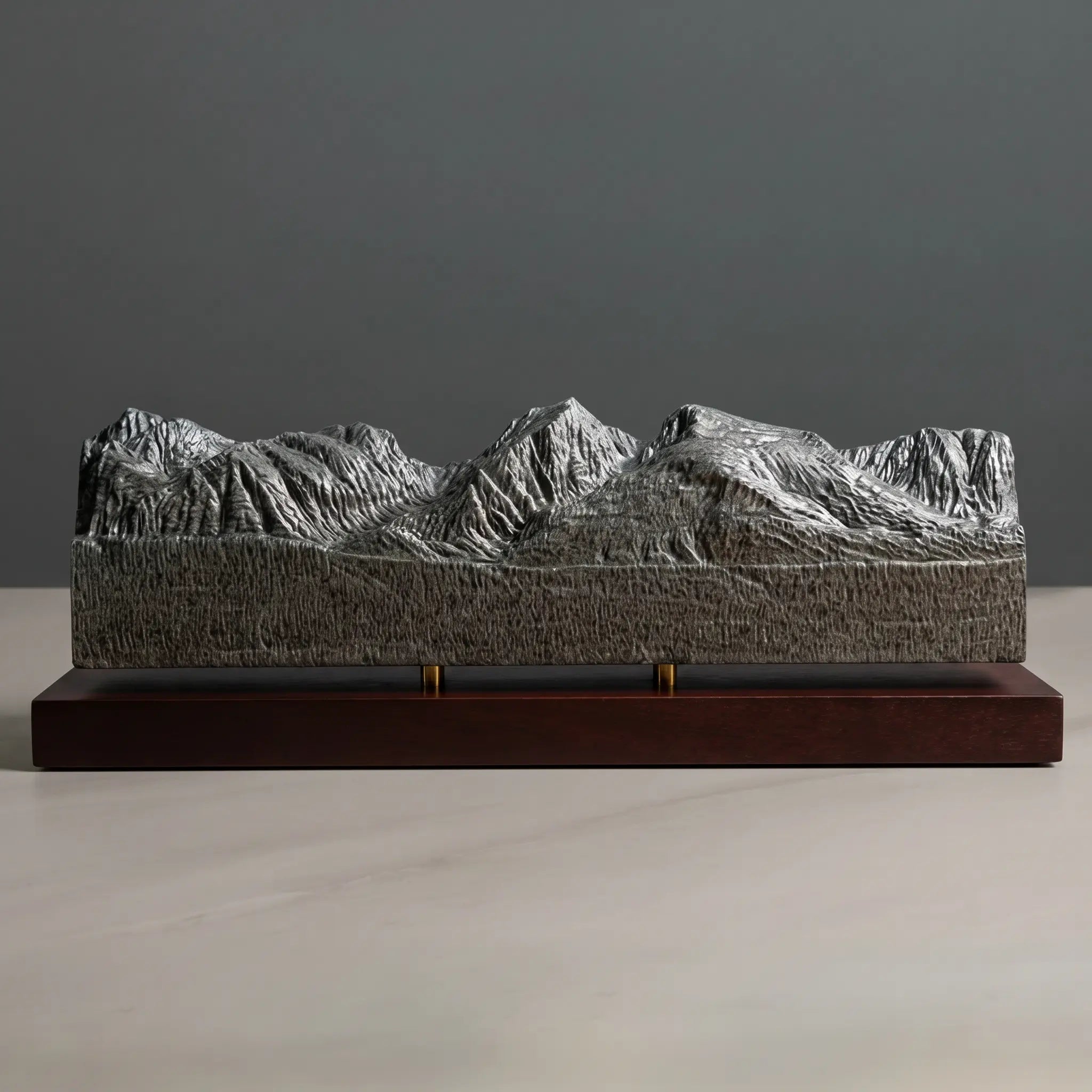 Continental Divide Sculpture (View from Bierstadt Lake, Colorado) Sculpted Peaks