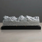 Continental Divide Sculpture (View from Bierstadt Lake, Colorado) Sculpted Peaks