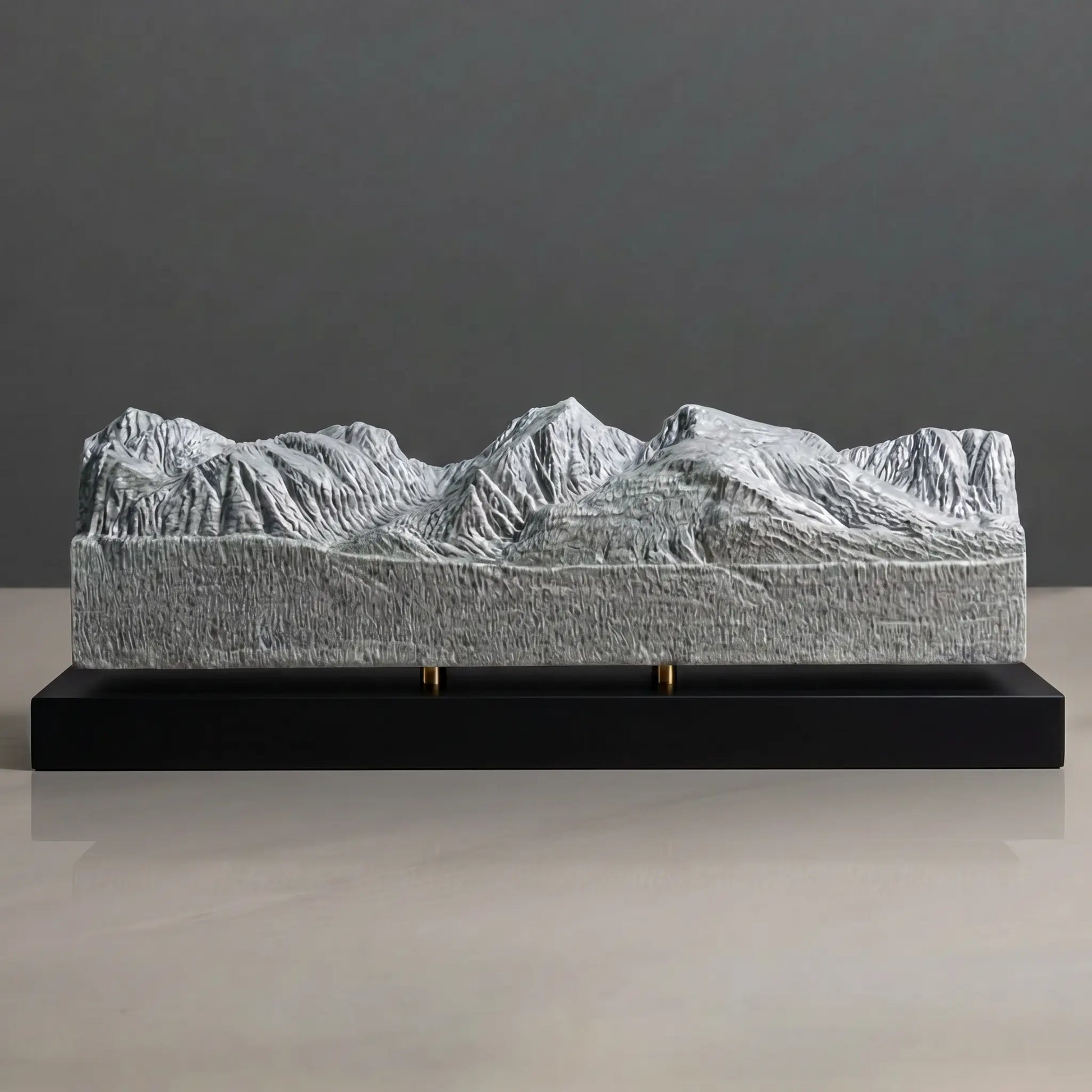 Continental Divide Sculpture (View from Bierstadt Lake, Colorado) Sculpted Peaks