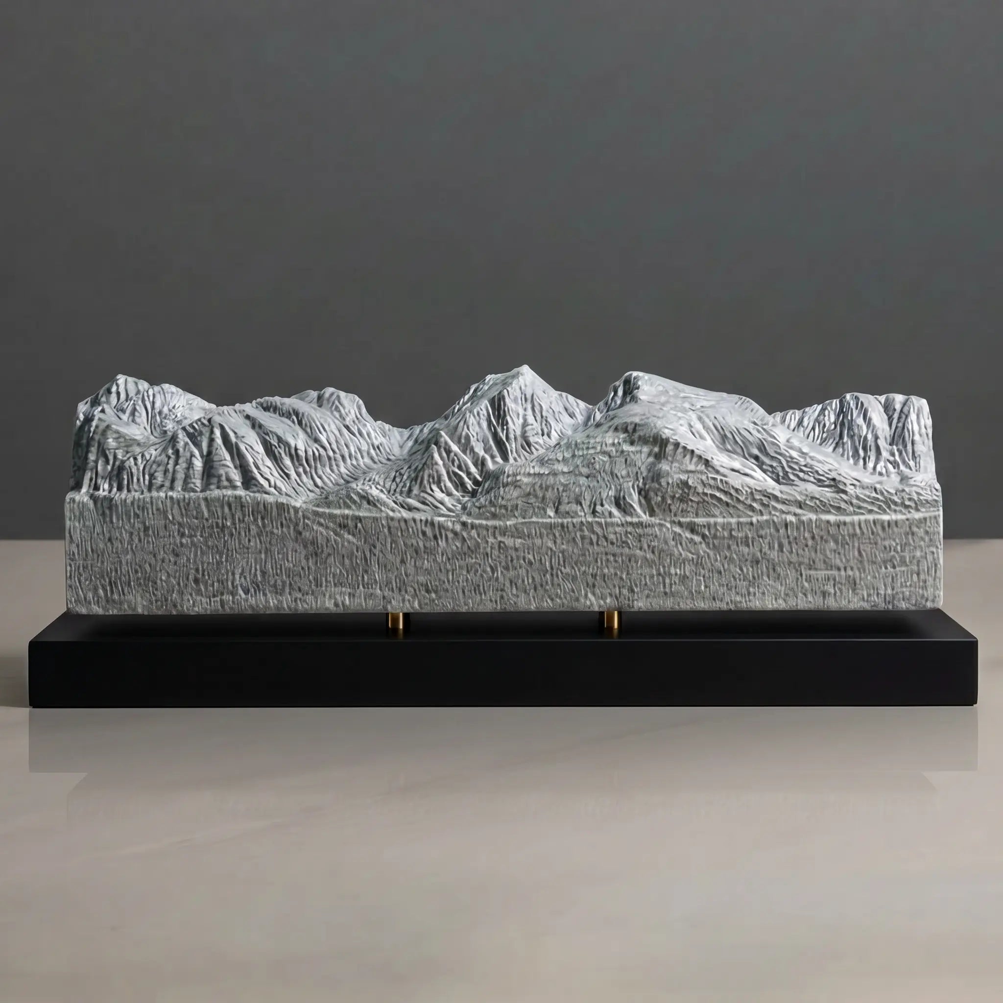 Continental Divide Sculpture (View from Bierstadt Lake, Colorado) Sculpted Peaks
