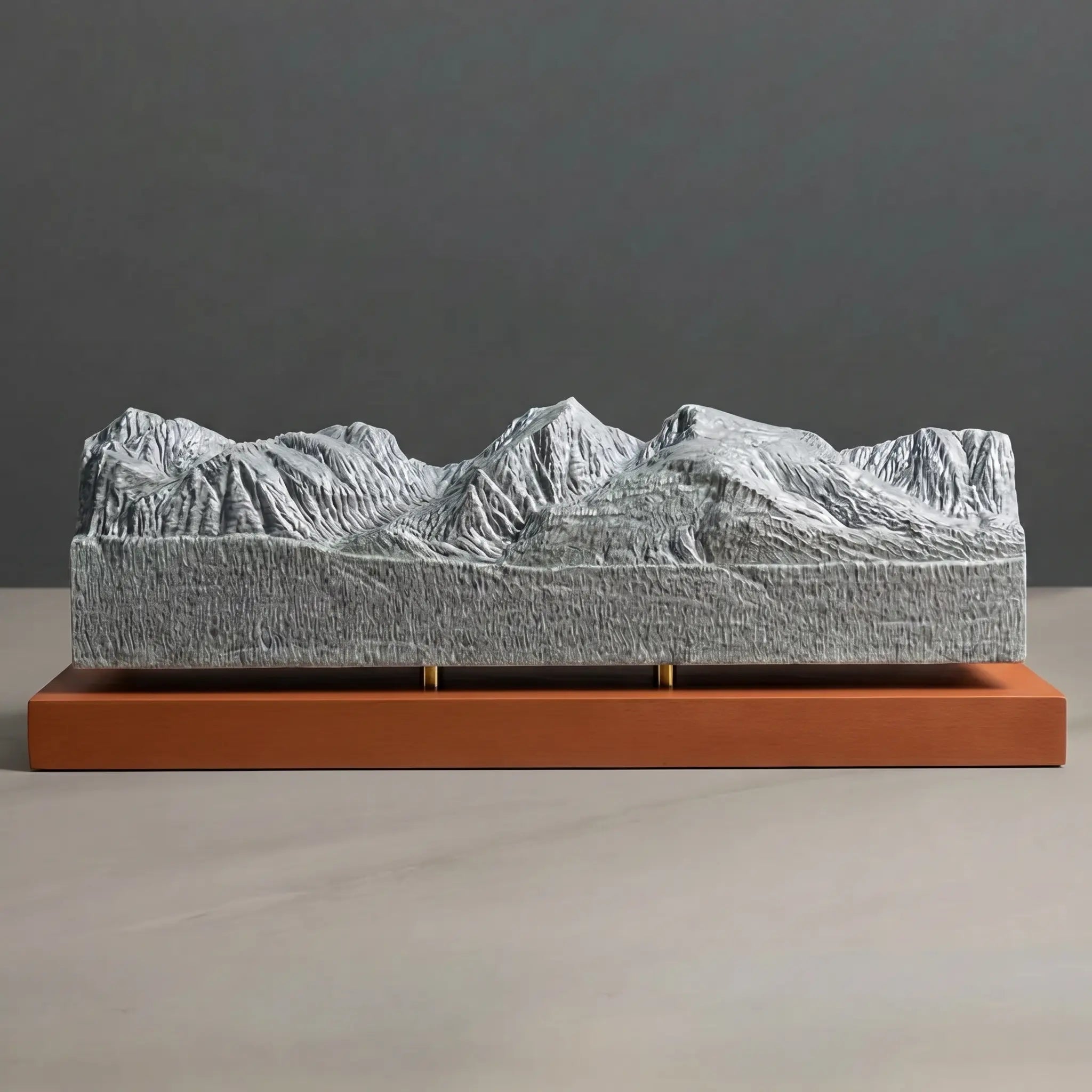 Continental Divide Sculpture (View from Bierstadt Lake, Colorado) Sculpted Peaks