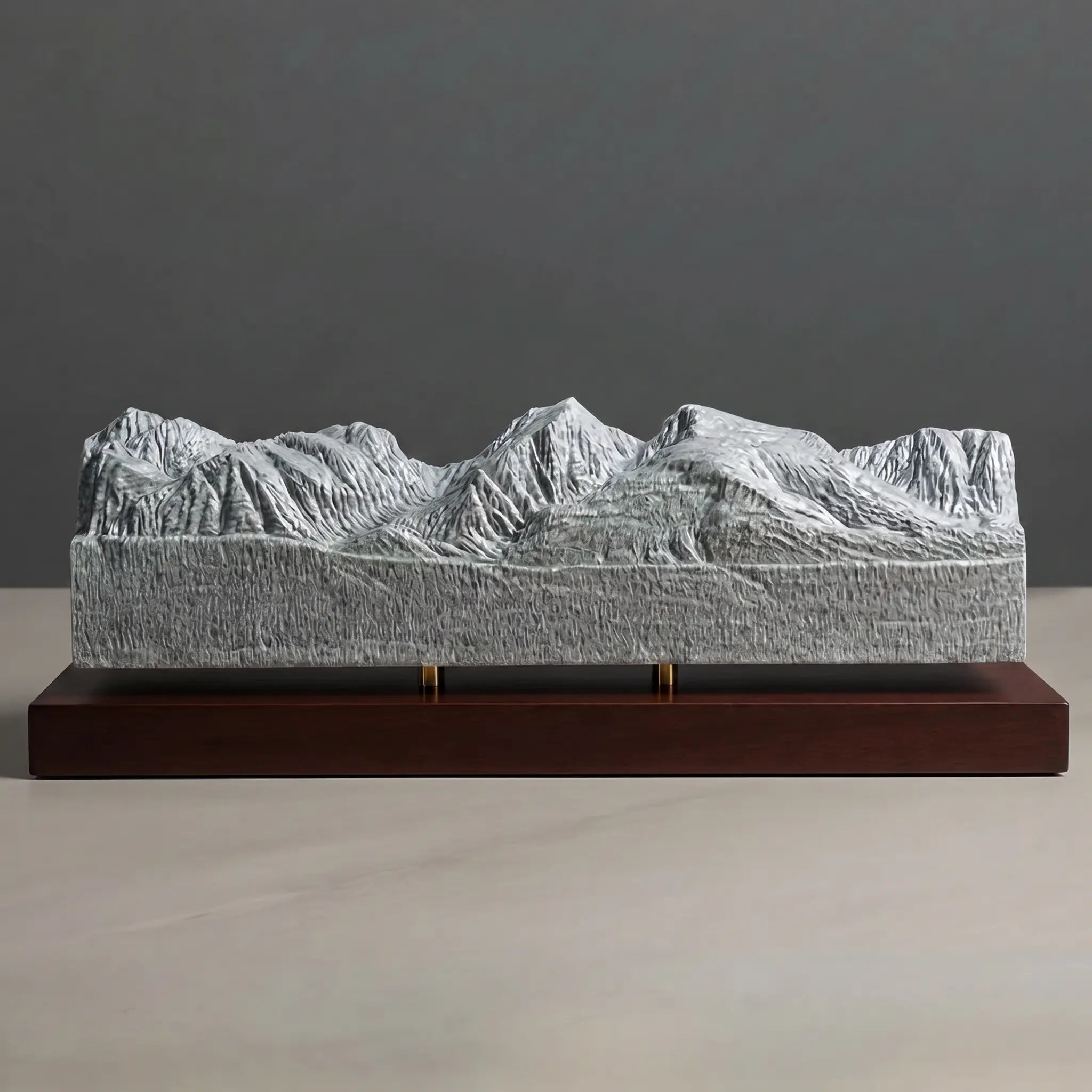 Continental Divide Sculpture (View from Bierstadt Lake, Colorado) Sculpted Peaks