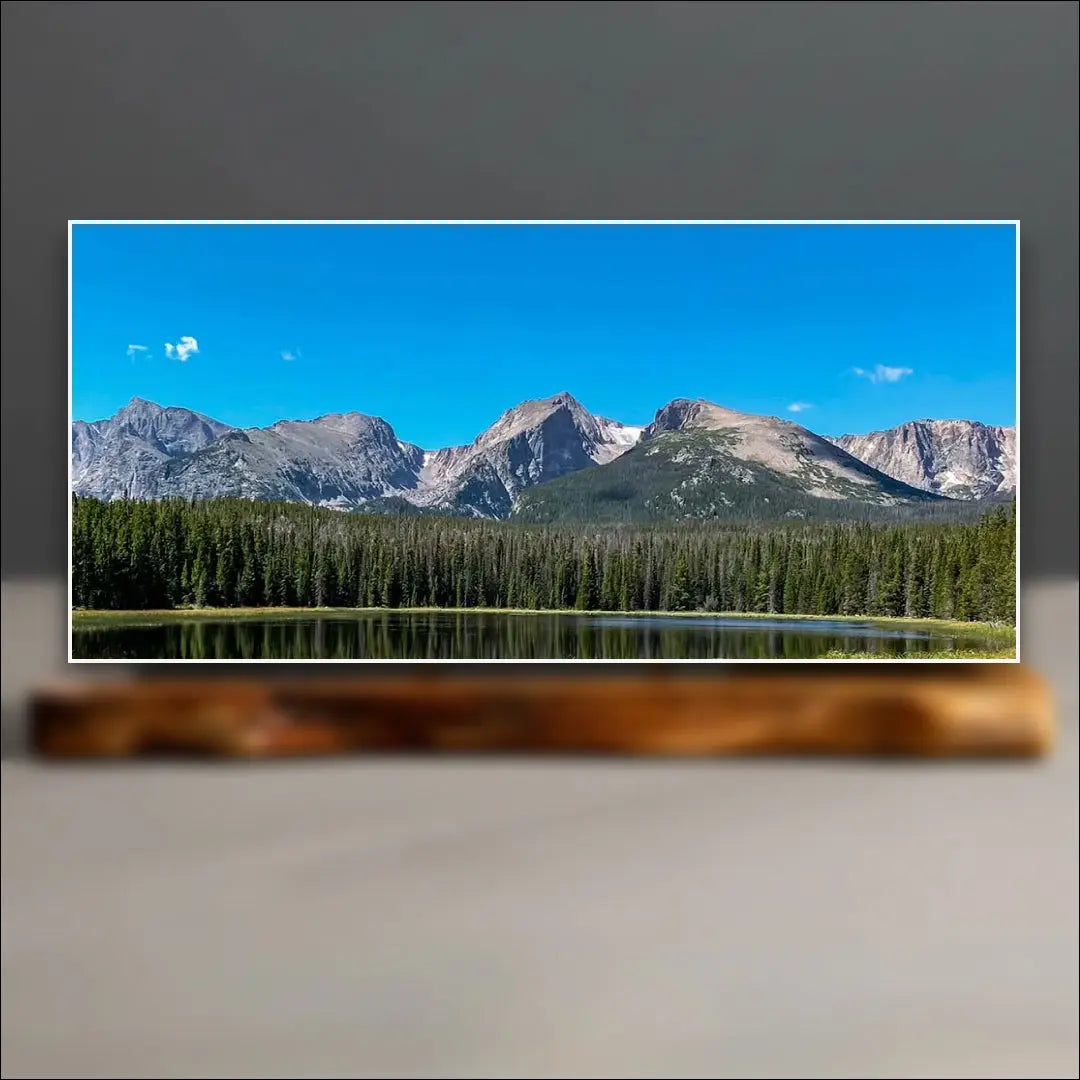 Continental Divide Sculpture (View from Bierstadt Lake, Colorado) Sculpted Peaks
