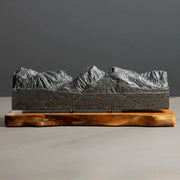 Continental Divide Sculpture (View from Bierstadt Lake, Colorado) Sculpted Peaks