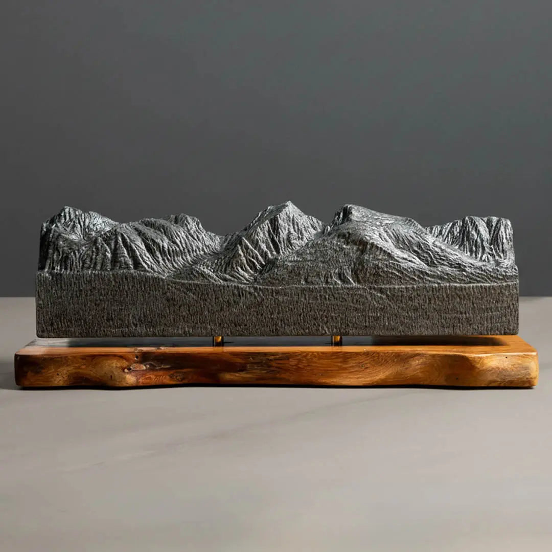 Continental Divide Sculpture (View from Bierstadt Lake, Colorado) Sculpted Peaks