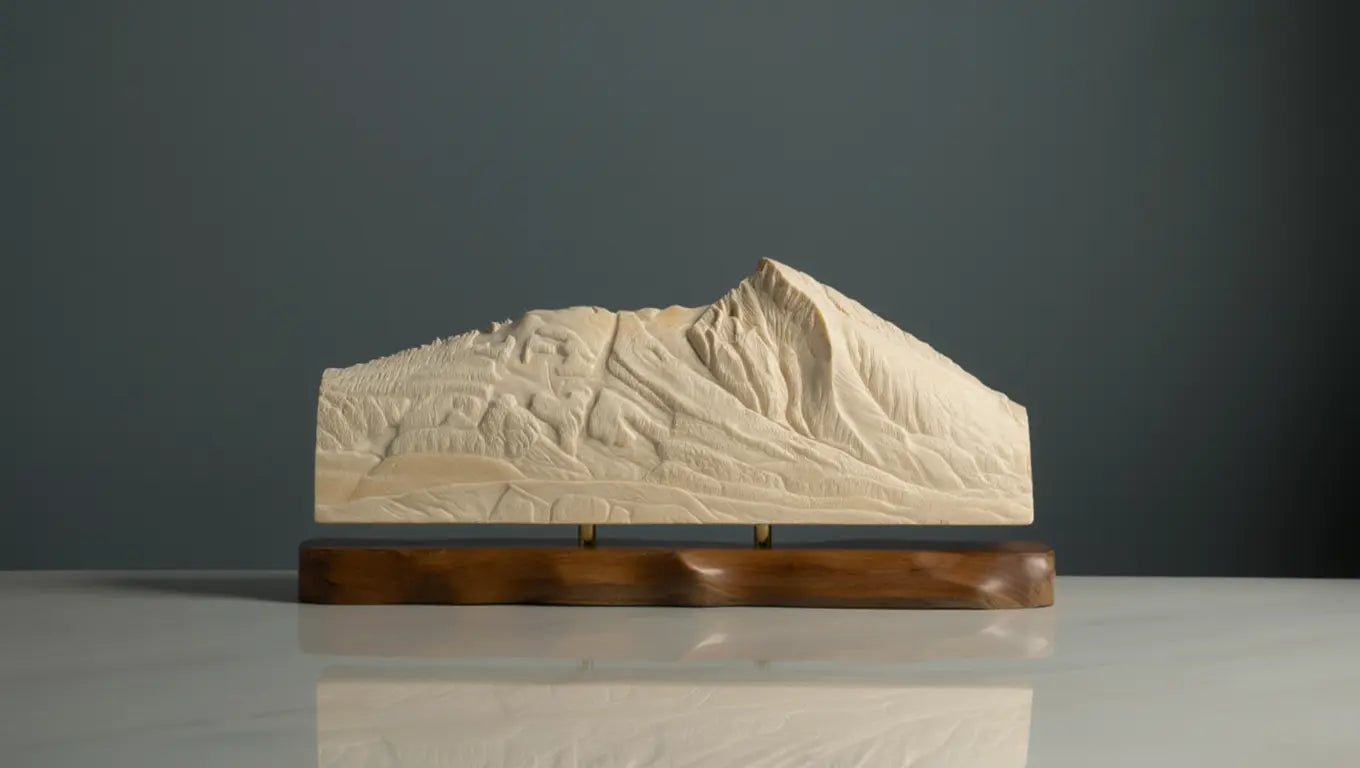 Crested Butte Sculpture (Squared Bottom) Sculpted Peaks