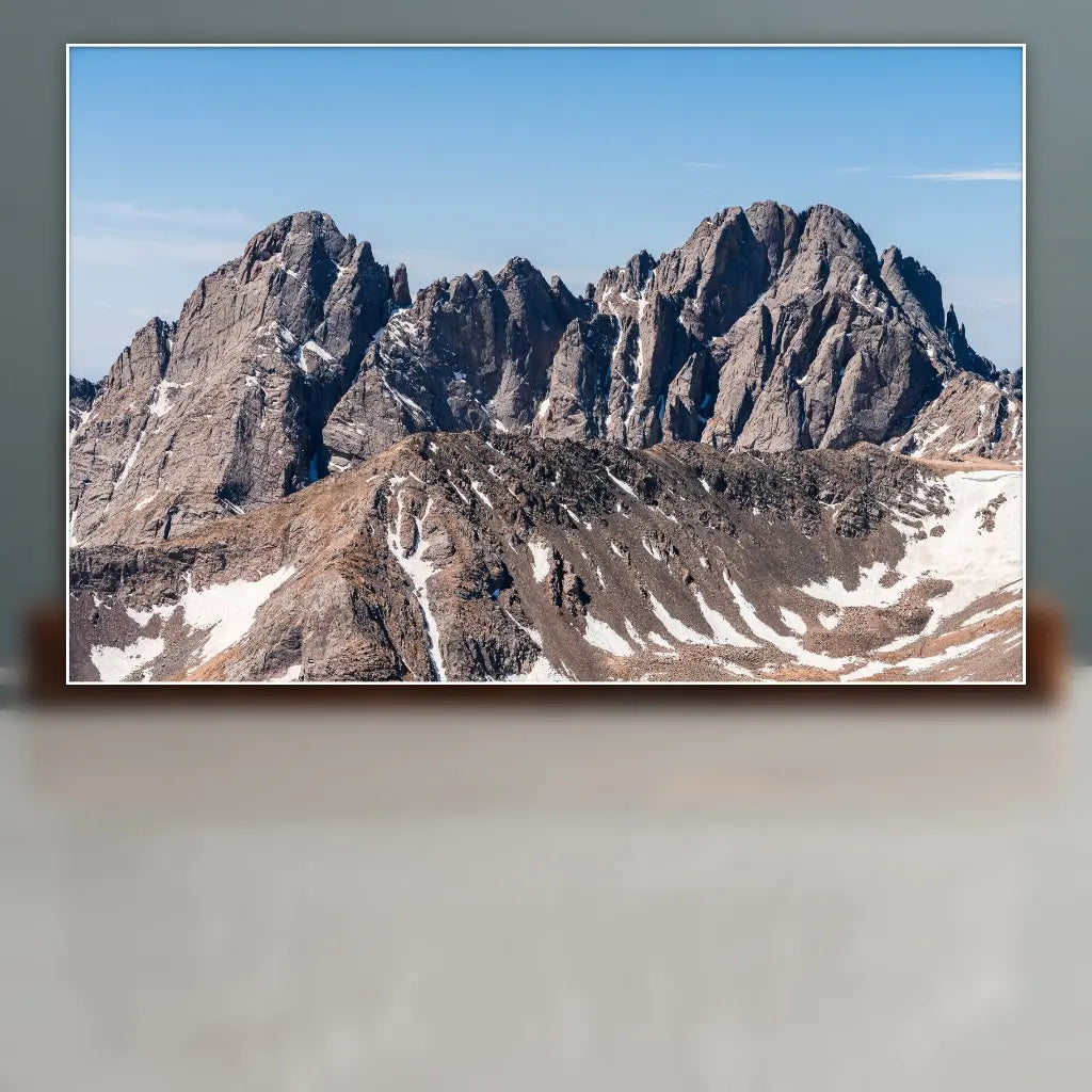 Crestone Peak Sculpture (Sangre de Cristo Range, Colorado) Sculpted Peaks