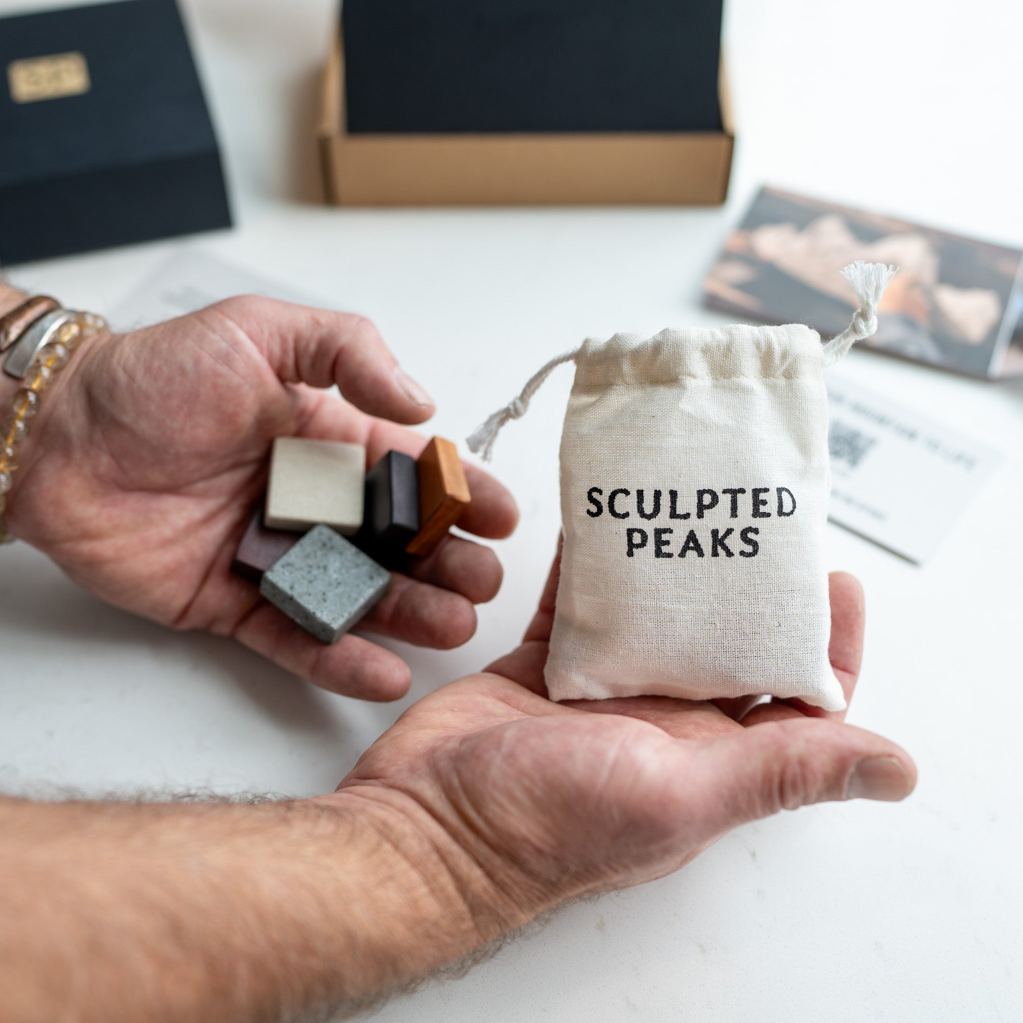 Bespoke Sculpture Gift Box Sculpted Peaks