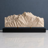 Dents du Midi Sculpture (View from Villars-sur-Ollon, Switzerland) Sculpted Peaks