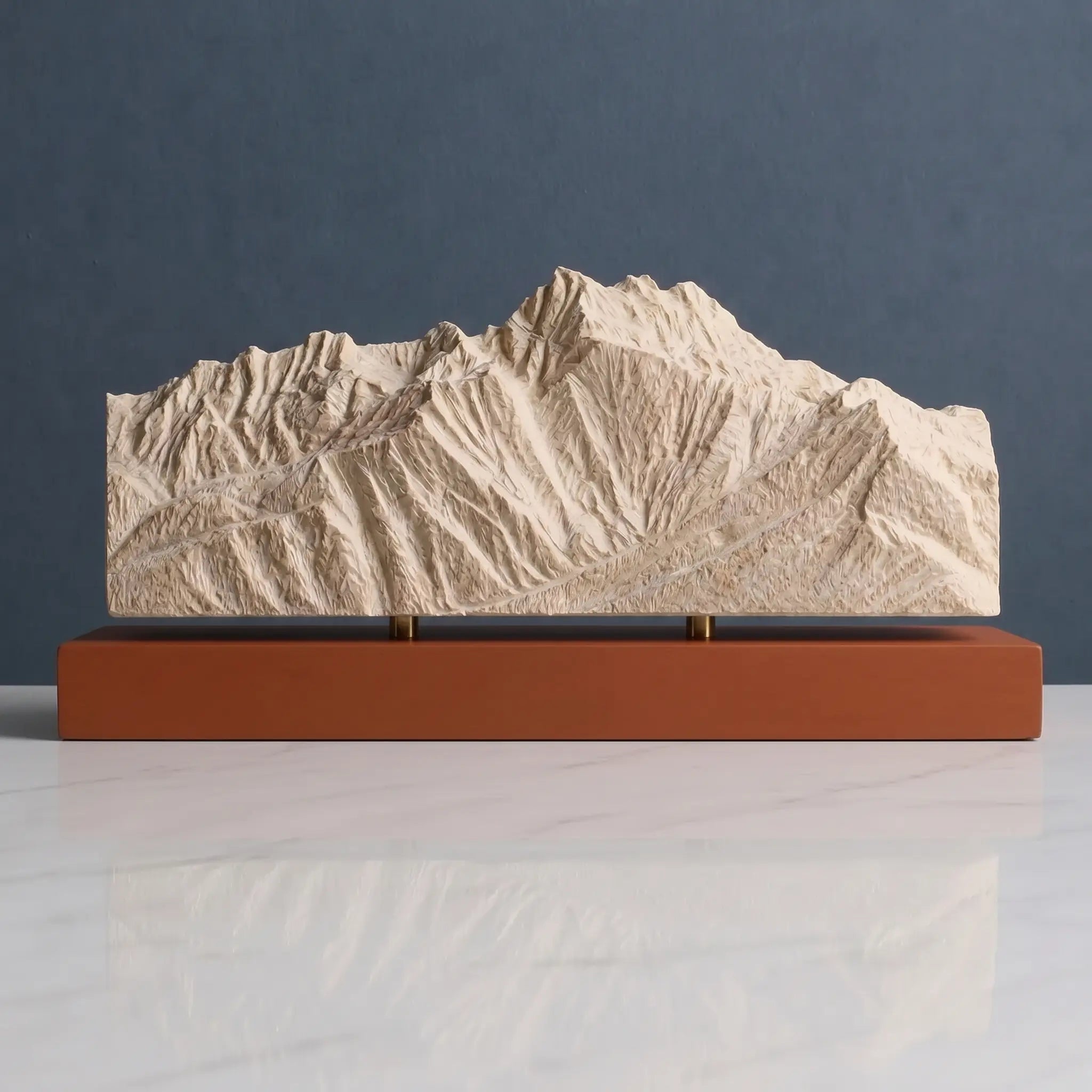 Dents du Midi Sculpture (View from Villars-sur-Ollon, Switzerland) Sculpted Peaks