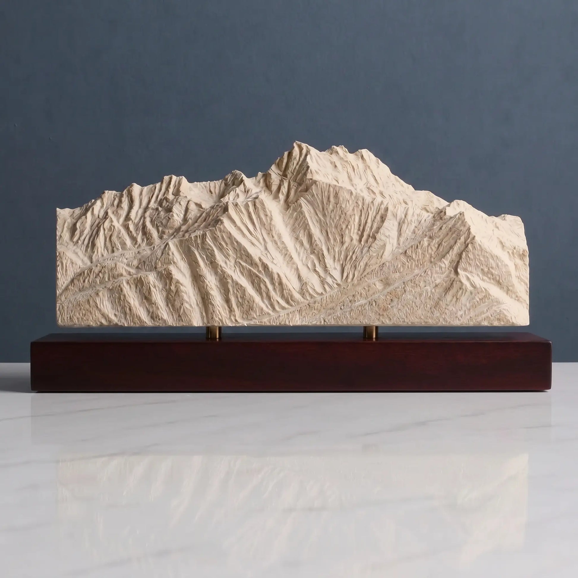 Dents du Midi Sculpture (View from Villars-sur-Ollon, Switzerland) Sculpted Peaks