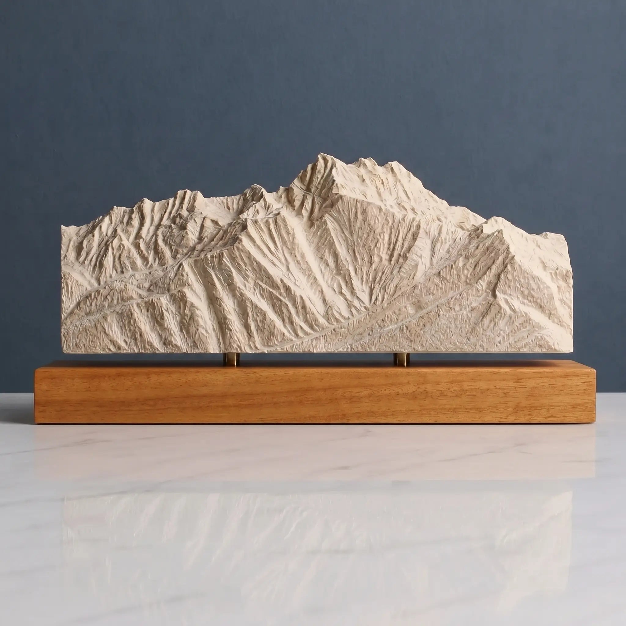 Dents du Midi Sculpture (View from Villars-sur-Ollon, Switzerland) Sculpted Peaks