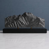 Dents du Midi Sculpture (View from Villars-sur-Ollon, Switzerland) Sculpted Peaks