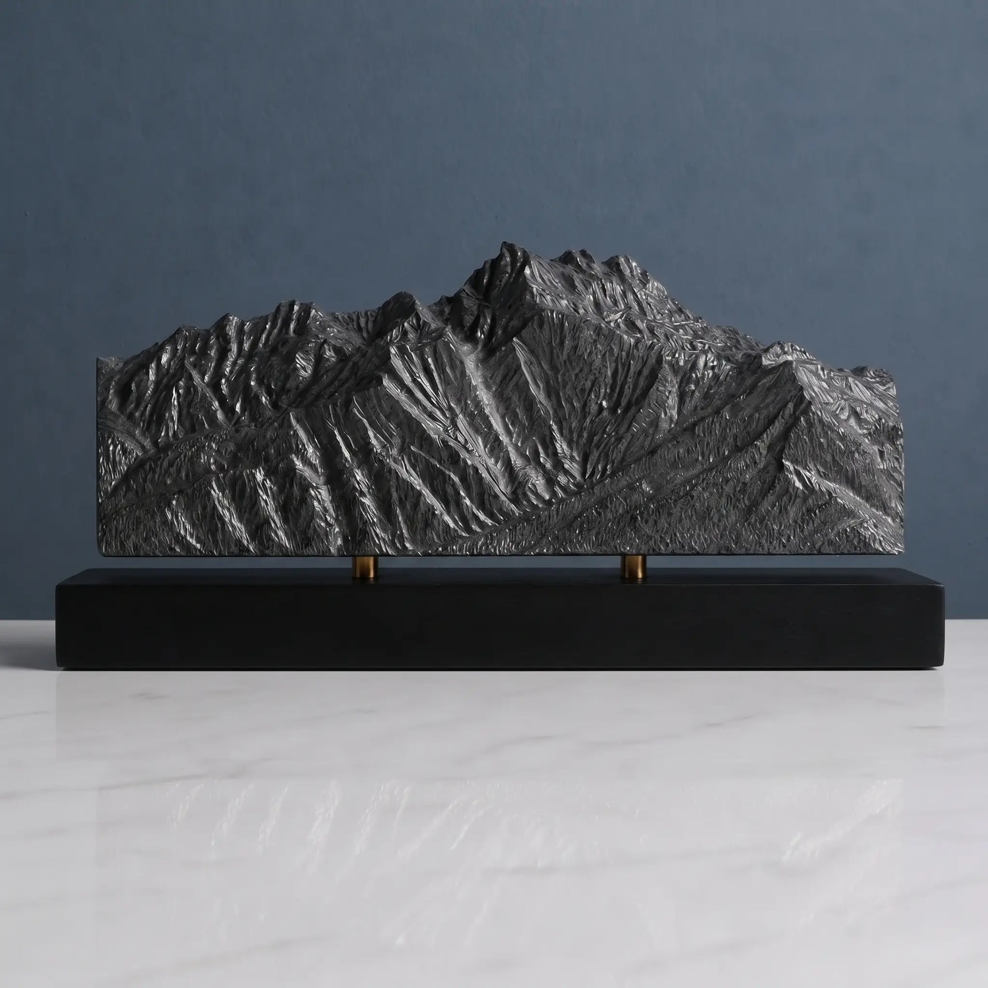 Dents du Midi Sculpture (View from Villars-sur-Ollon, Switzerland) Sculpted Peaks