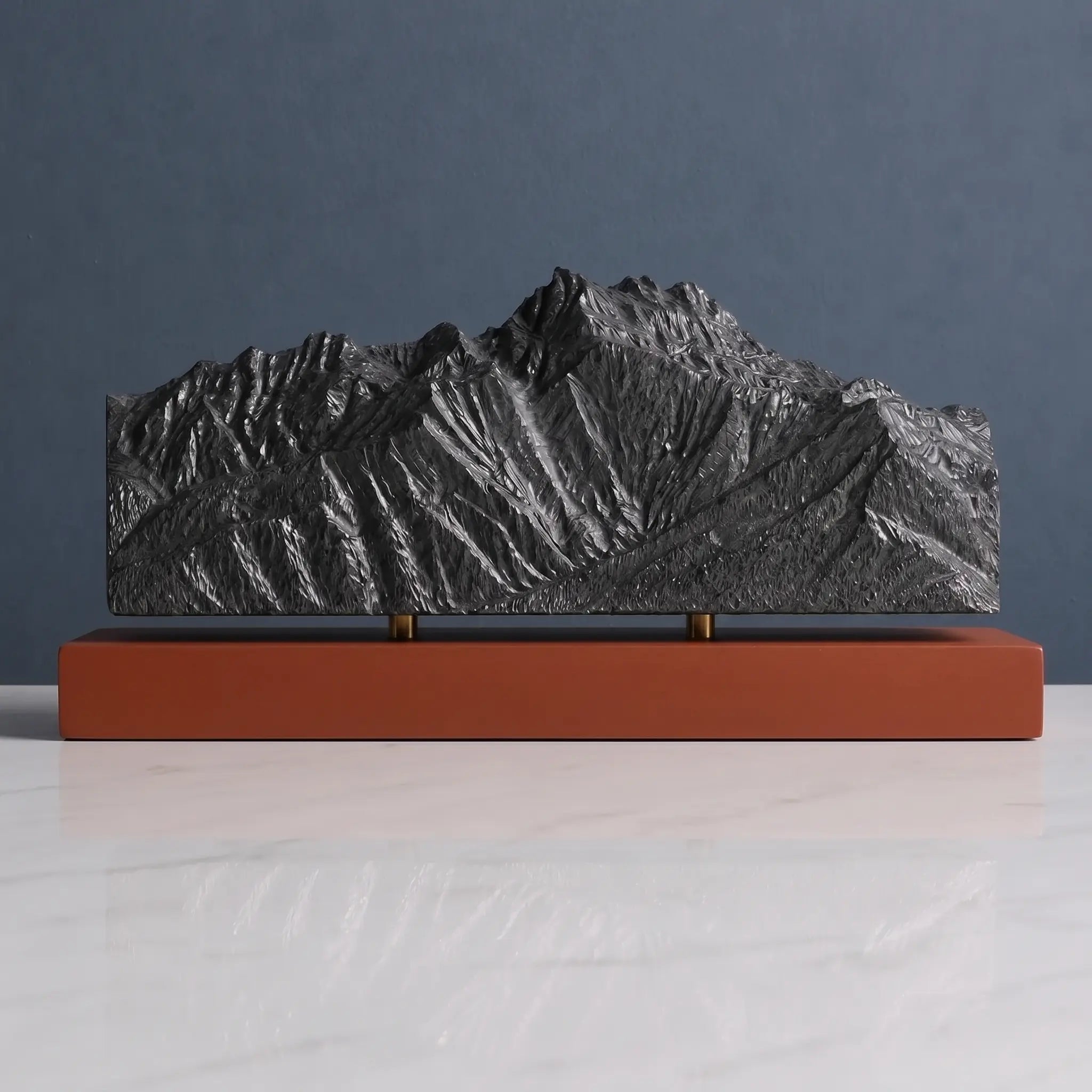 Dents du Midi Sculpture (View from Villars-sur-Ollon, Switzerland) Sculpted Peaks