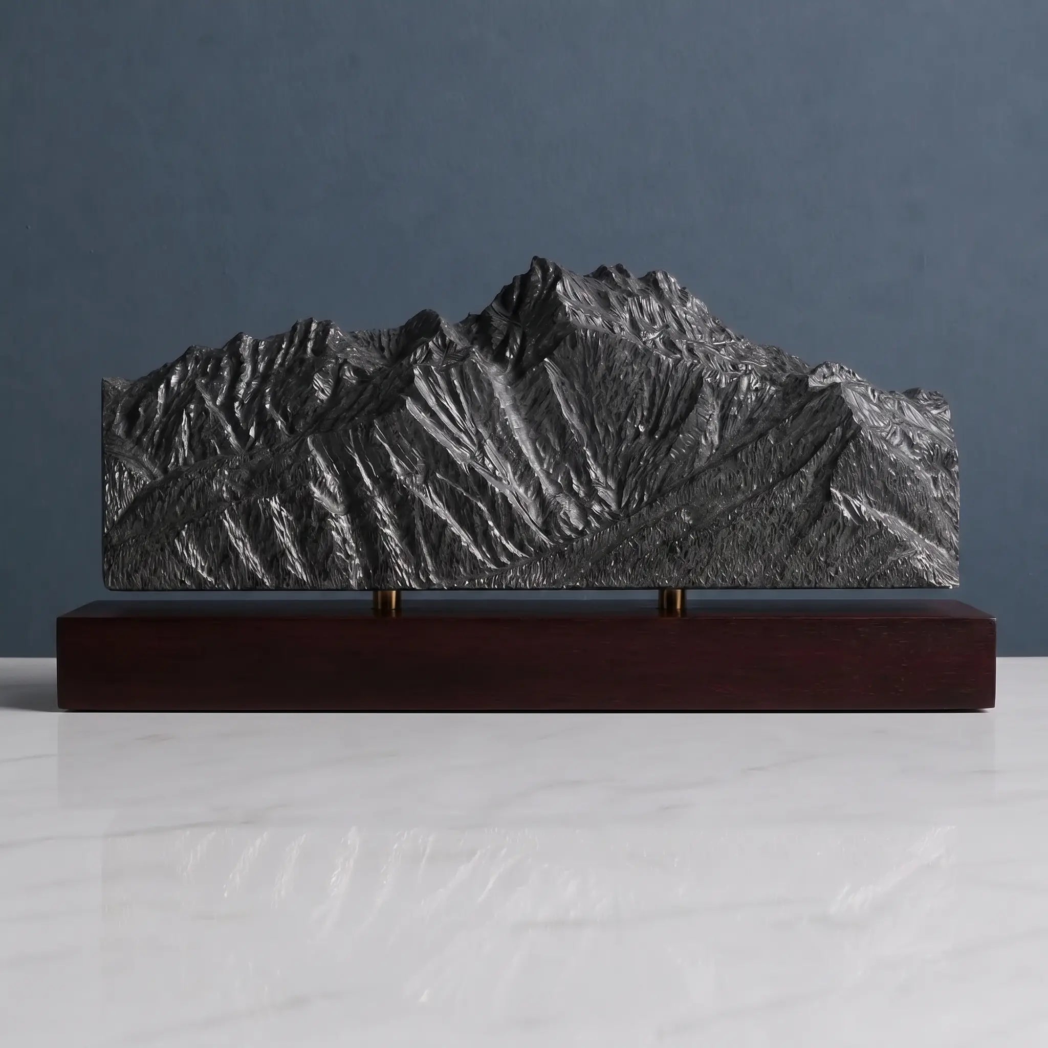 Dents du Midi Sculpture (View from Villars-sur-Ollon, Switzerland) Sculpted Peaks