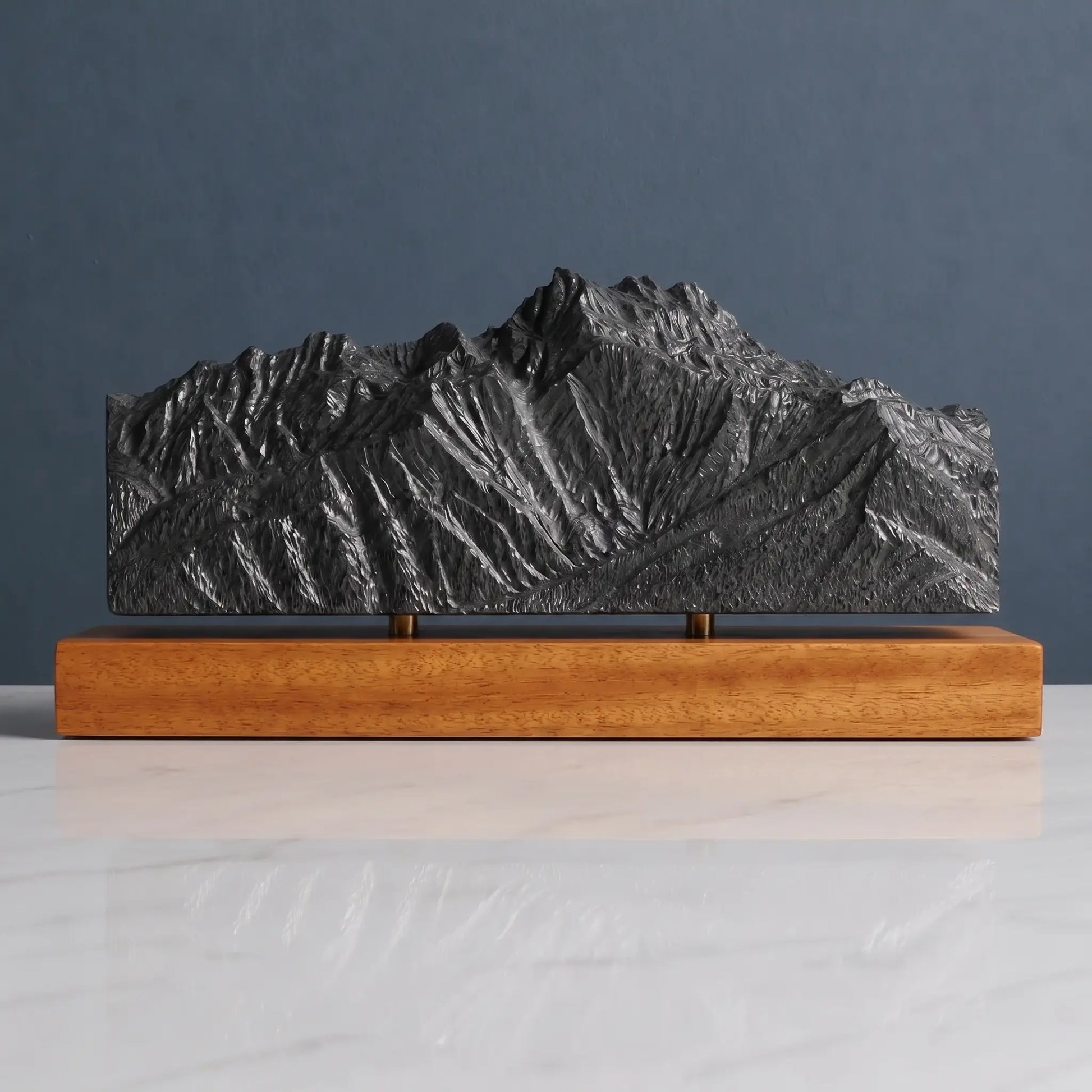 Dents du Midi Sculpture (View from Villars-sur-Ollon, Switzerland) Sculpted Peaks