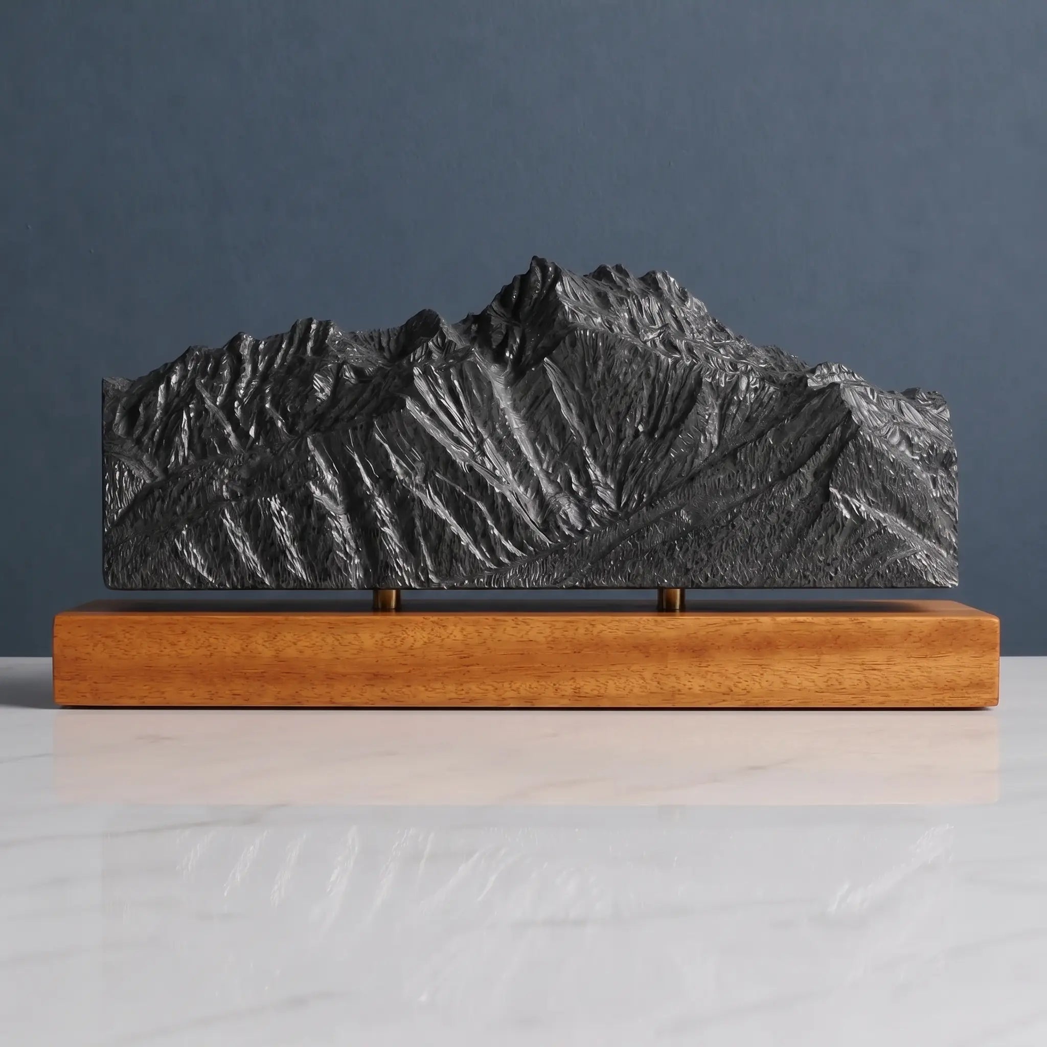 Dents du Midi Sculpture (View from Villars-sur-Ollon, Switzerland) Sculpted Peaks