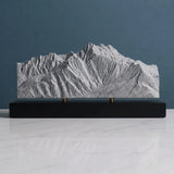 Dents du Midi Sculpture (View from Villars-sur-Ollon, Switzerland) Sculpted Peaks