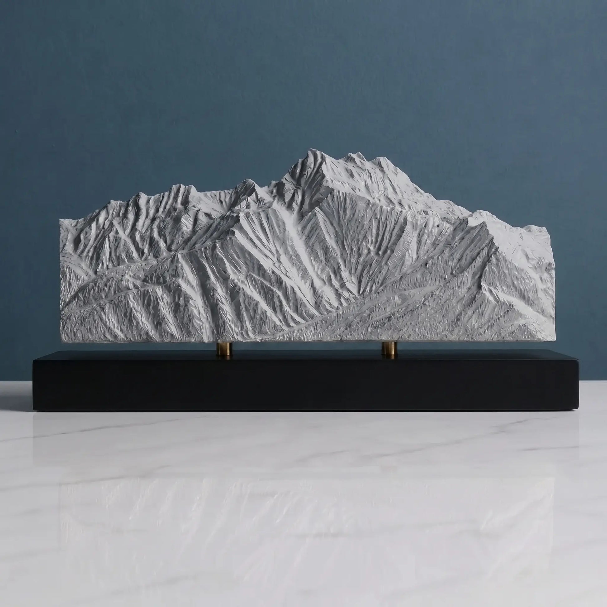 Dents du Midi Sculpture (View from Villars-sur-Ollon, Switzerland) Sculpted Peaks