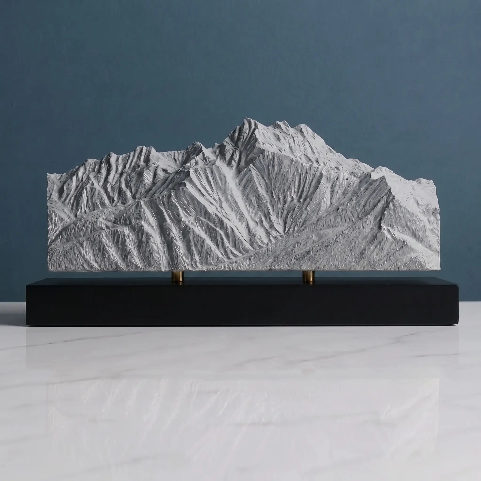 Dents du Midi Sculpture (View from Villars-sur-Ollon, Switzerland) Sculpted Peaks