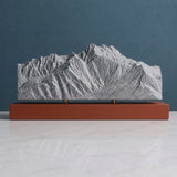 Dents du Midi Sculpture (View from Villars-sur-Ollon, Switzerland) Sculpted Peaks