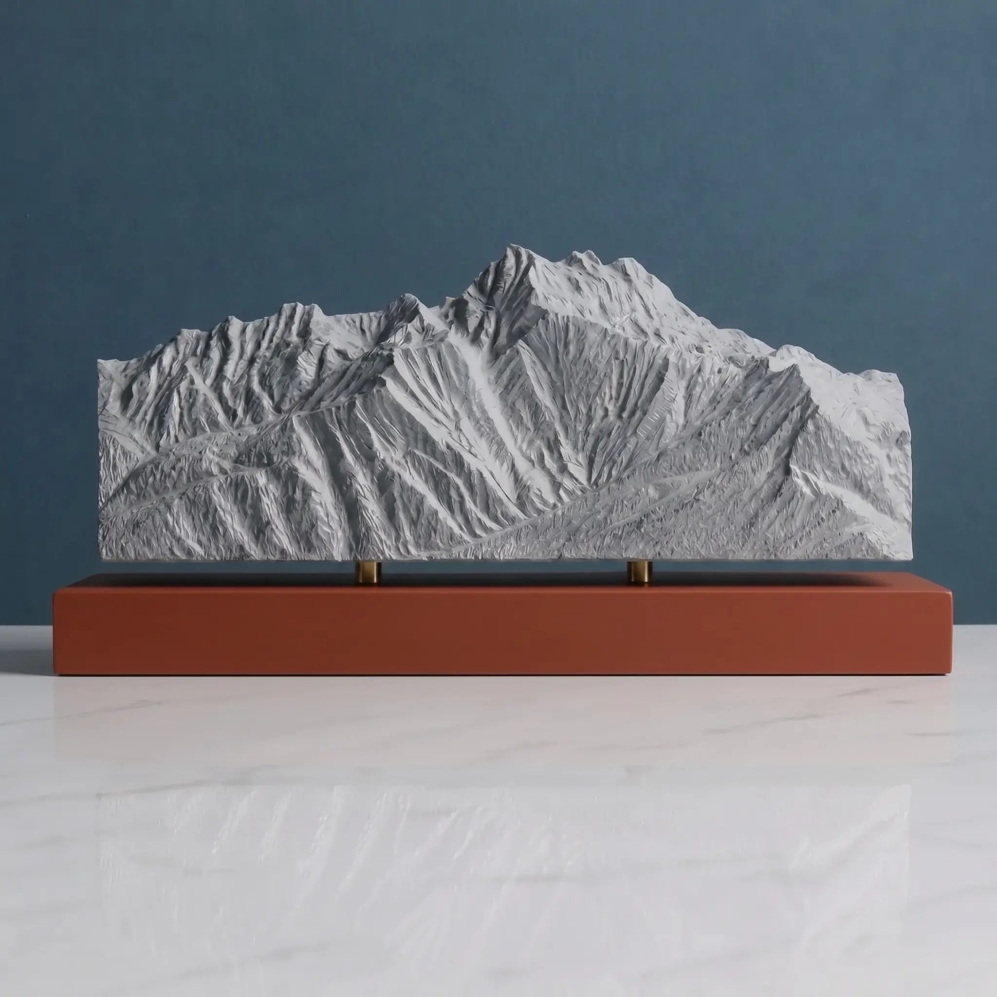 Dents du Midi Sculpture (View from Villars-sur-Ollon, Switzerland) Sculpted Peaks