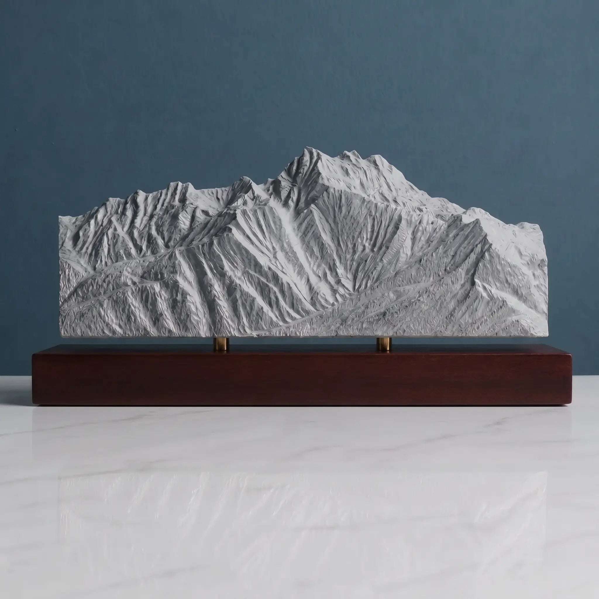 Dents du Midi Sculpture (View from Villars-sur-Ollon, Switzerland) Sculpted Peaks