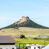 Eagle Rock Sculpture (View from Eagle Rock Ranch, Colorado)