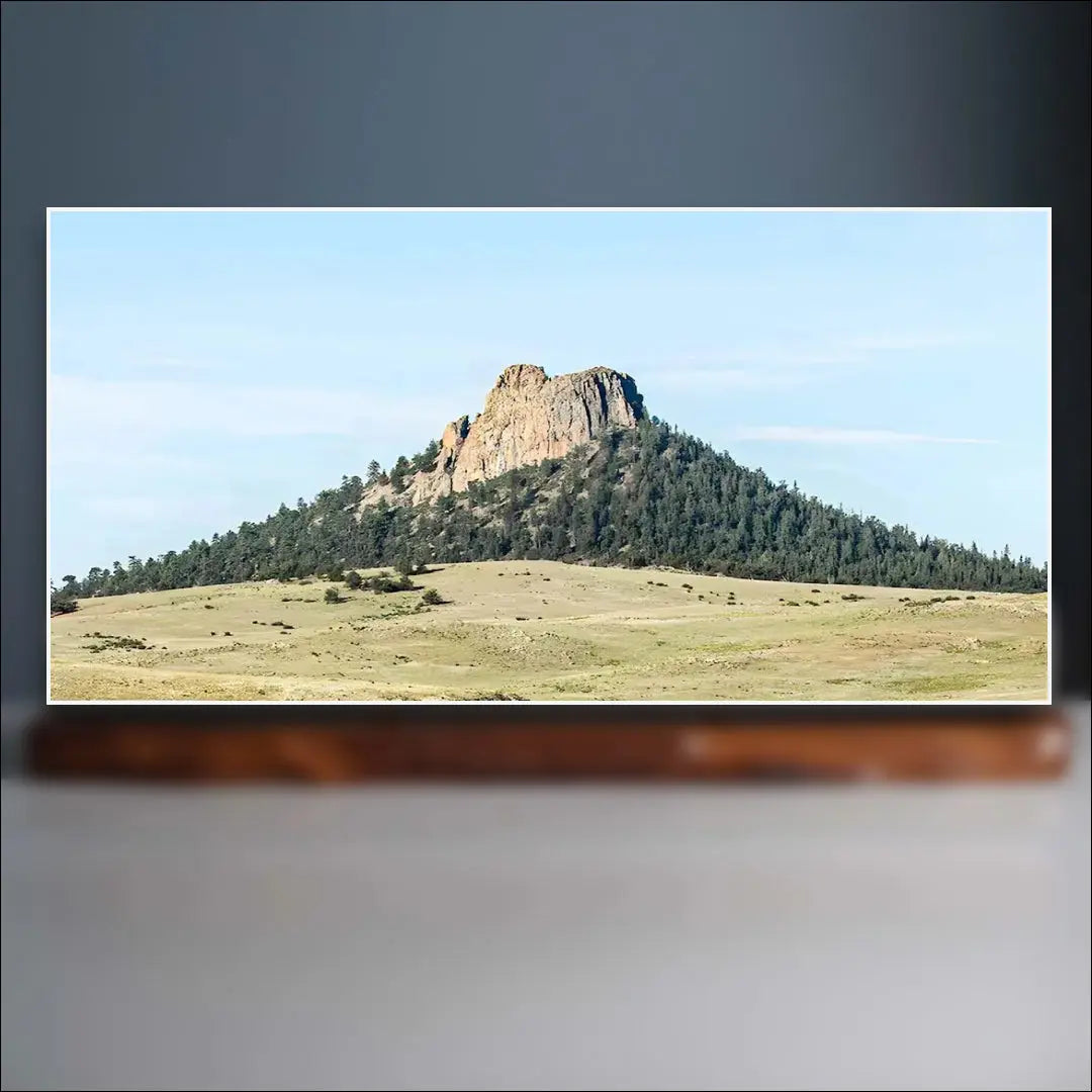 Eagle Rock Sculpture (View from Eagle Rock Ranch, Colorado) Sculpted Peaks