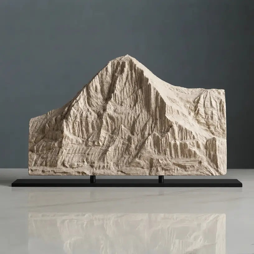 Eiger Sculpture (North Face View, Switzerland) Sculpted Peaks