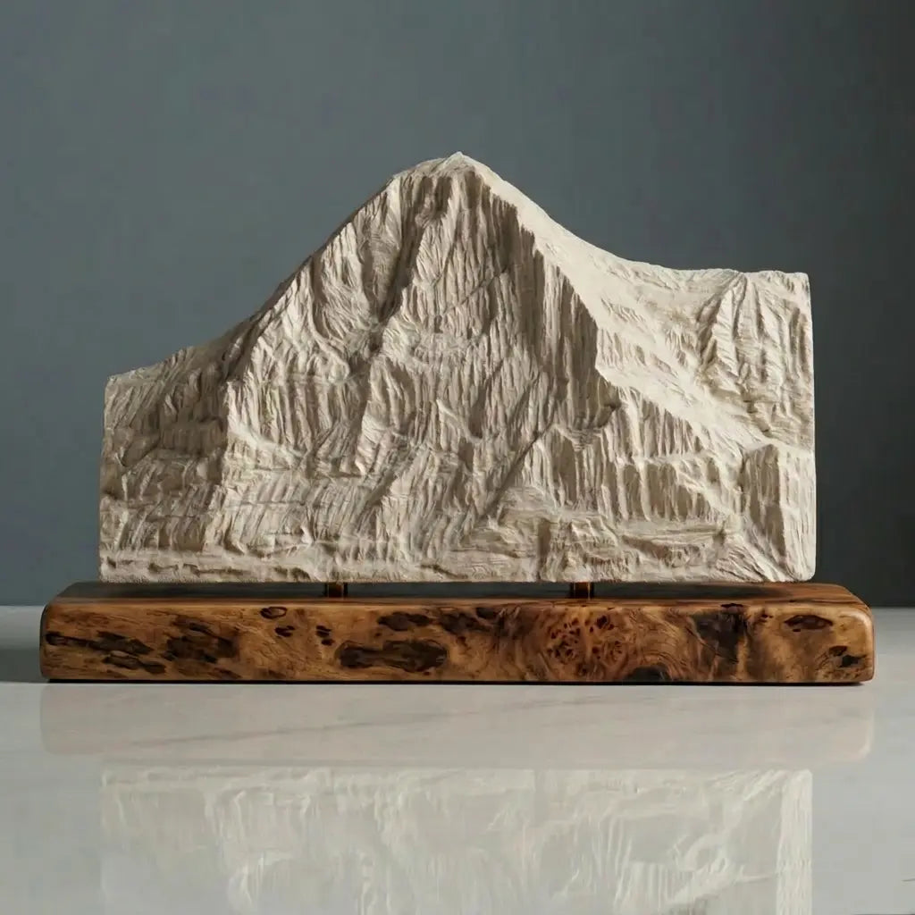 Eiger Sculpture (North Face View, Switzerland) Sculpted Peaks