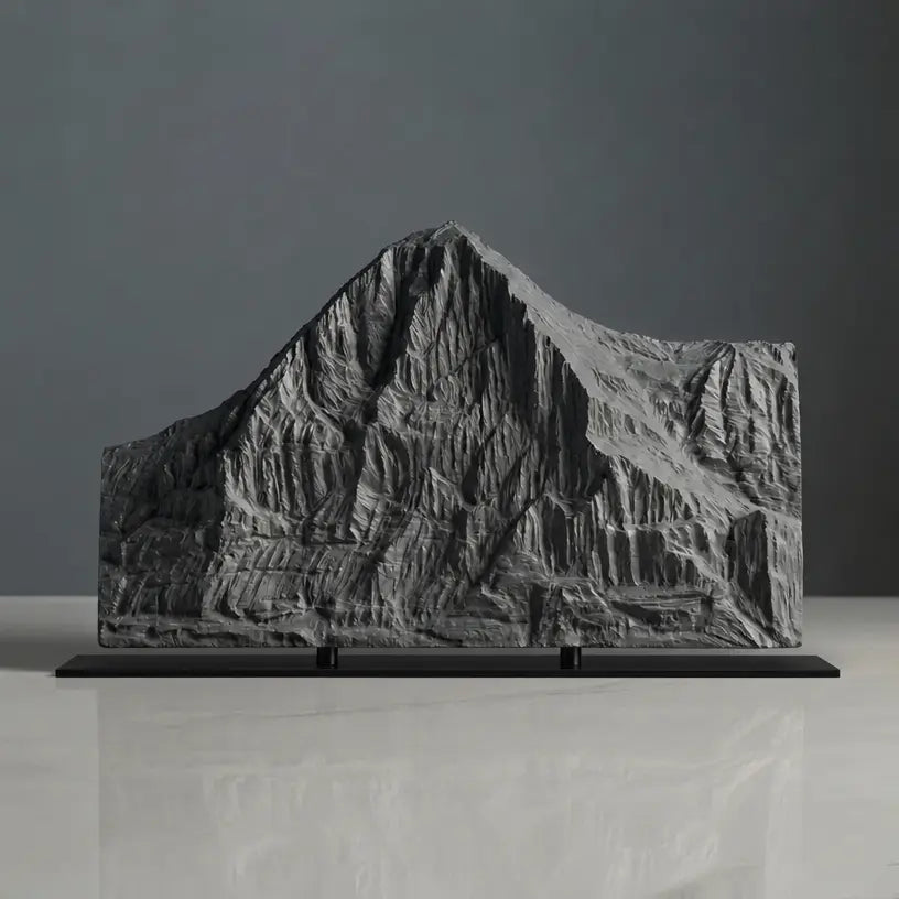 Eiger Sculpture (North Face View, Switzerland) Sculpted Peaks