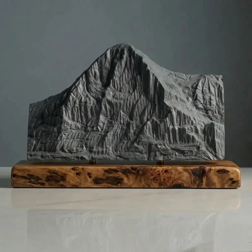 Eiger Sculpture (North Face View, Switzerland) Sculpted Peaks