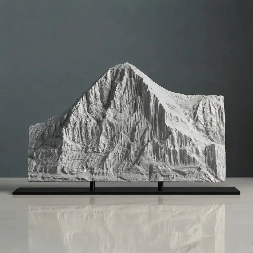 Eiger Sculpture (North Face View, Switzerland) Sculpted Peaks