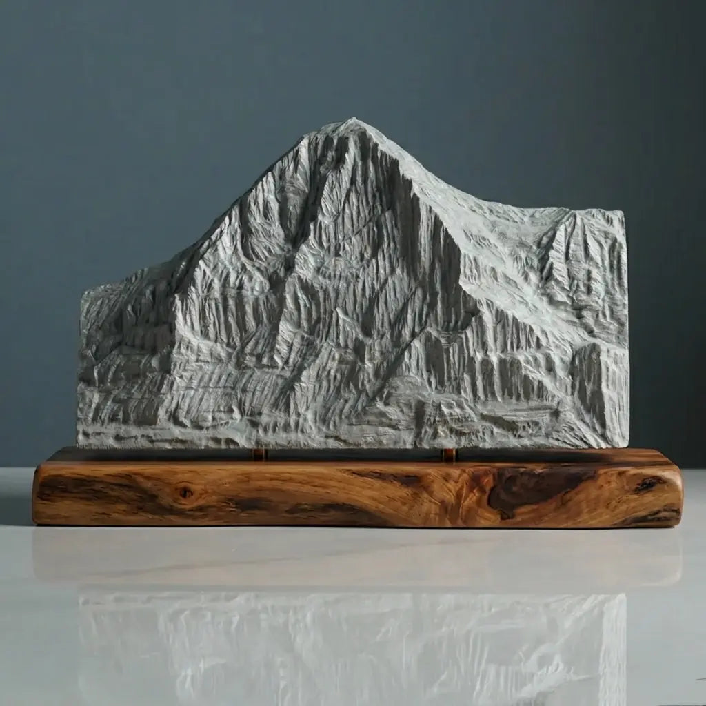 Eiger Sculpture (North Face View, Switzerland) Sculpted Peaks