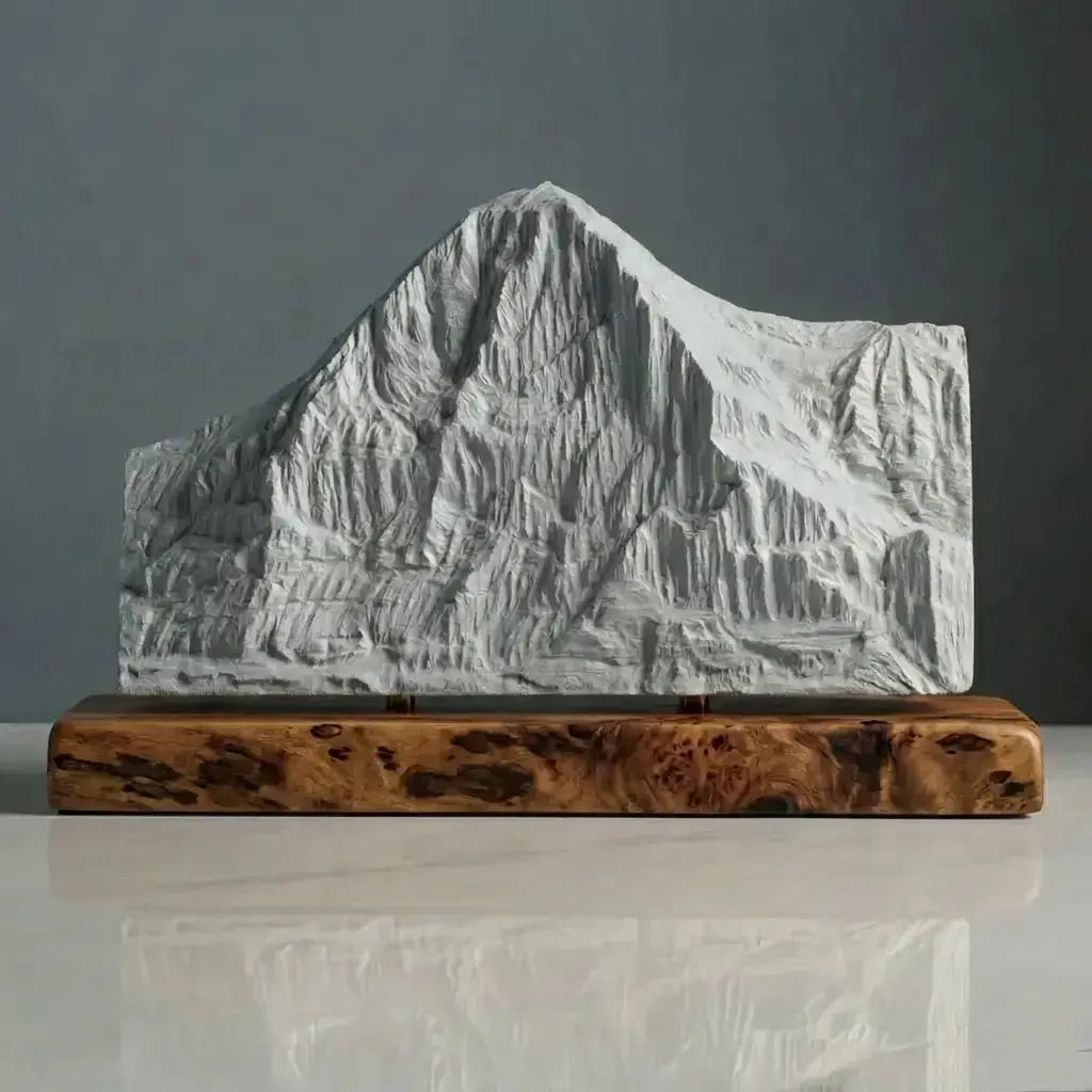 Eiger Sculpture (North Face View, Switzerland) Sculpted Peaks