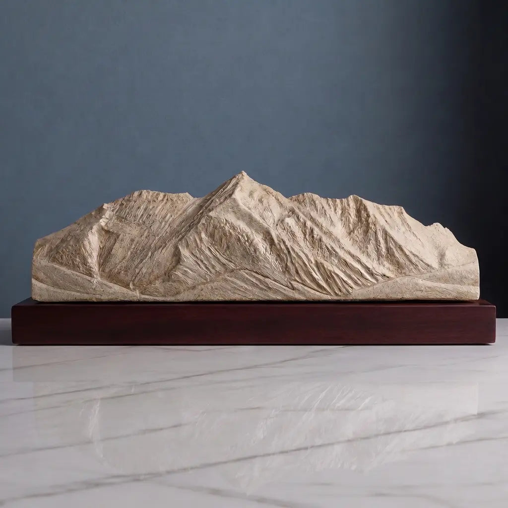 Electric Peak Sculpture - Swan Lake Flat Sculpted Peaks