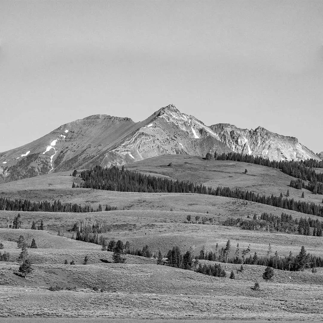 Going-to-the-Sun Mountain (View from Lake Mary, Glacier National Park, Montana) First Edition Sculpture Sculpted Peaks